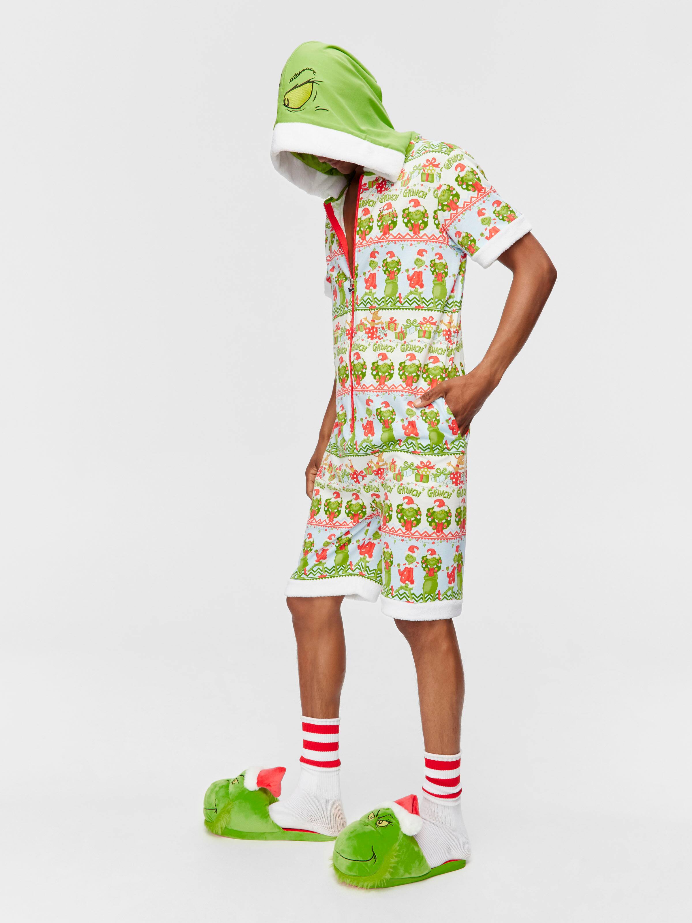 The Grinch Fair Isle Men's Onesie