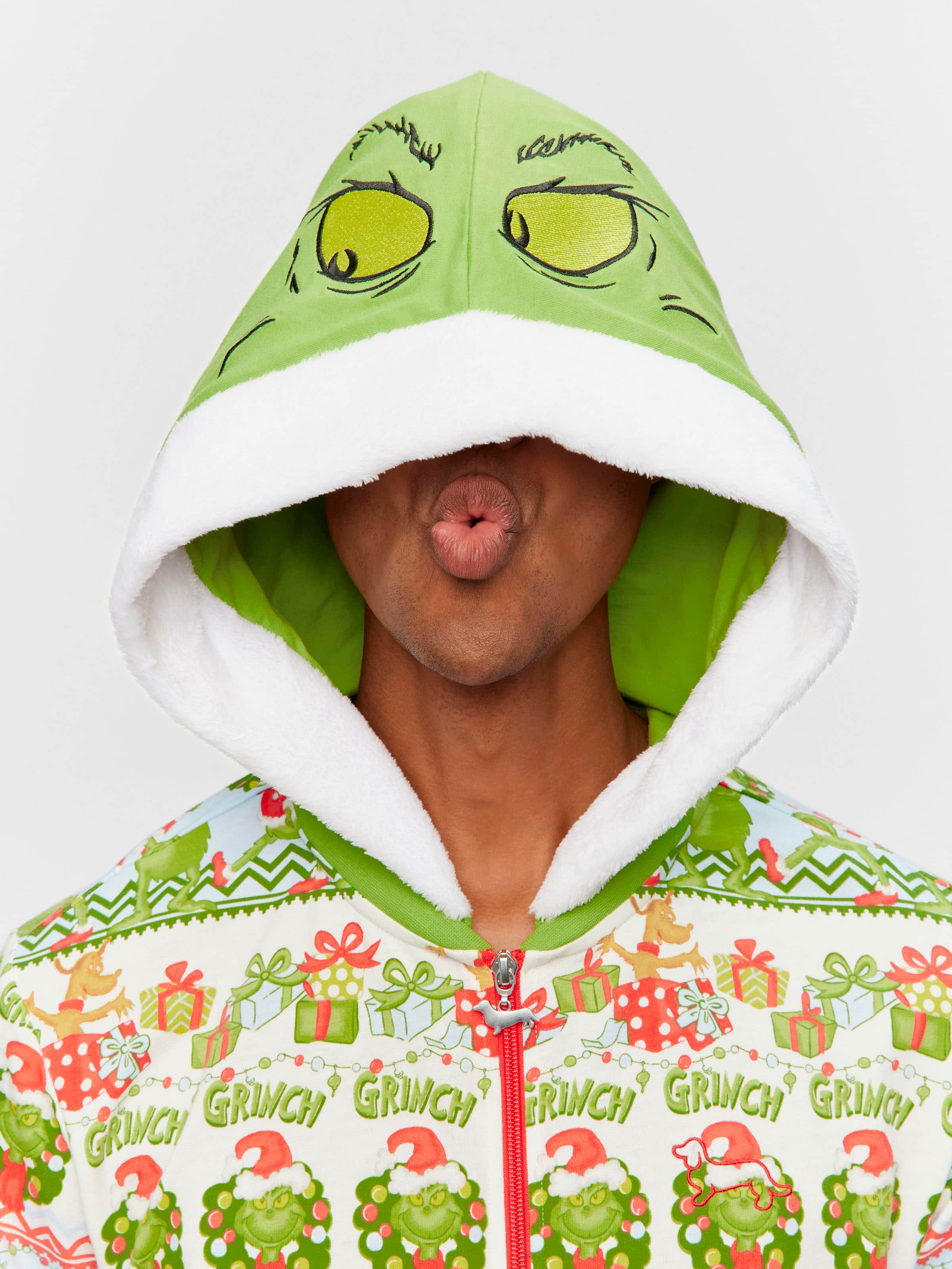 The Grinch Fair Isle Men's Onesie