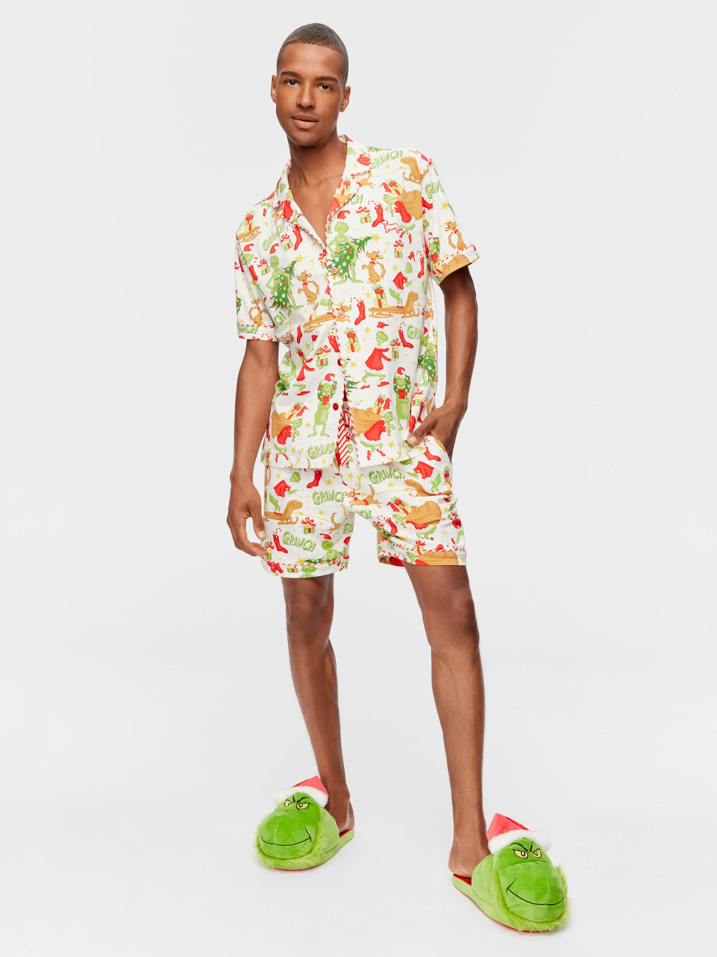 The Grinch Short Sleeve Pj Set