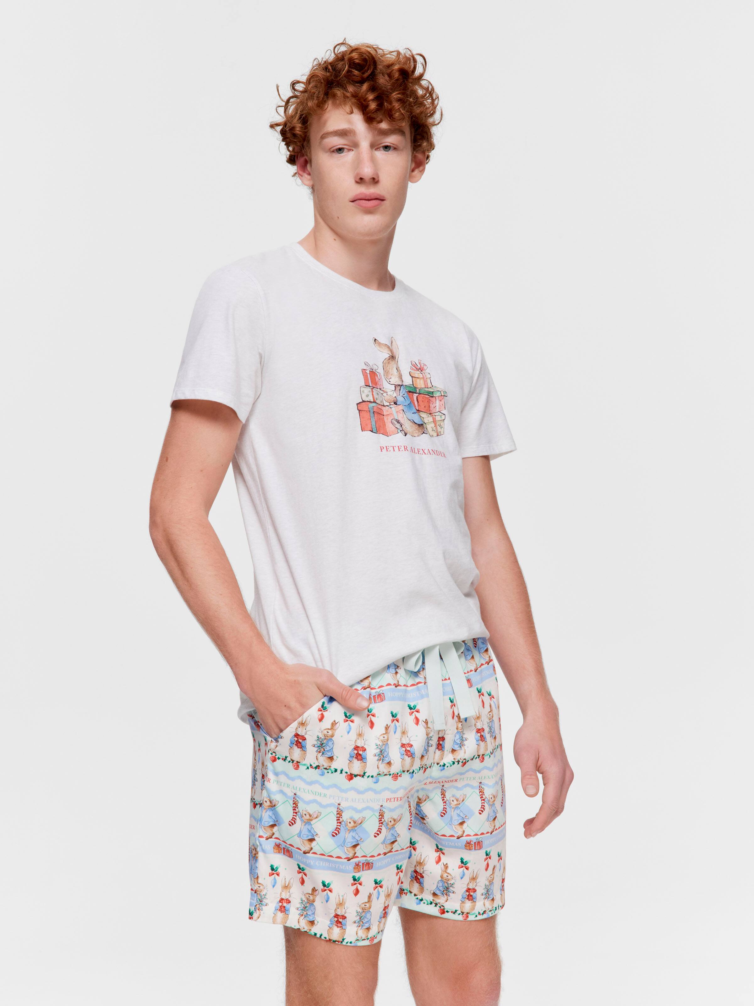 Peter Rabbit Christmas 100% Mid Short