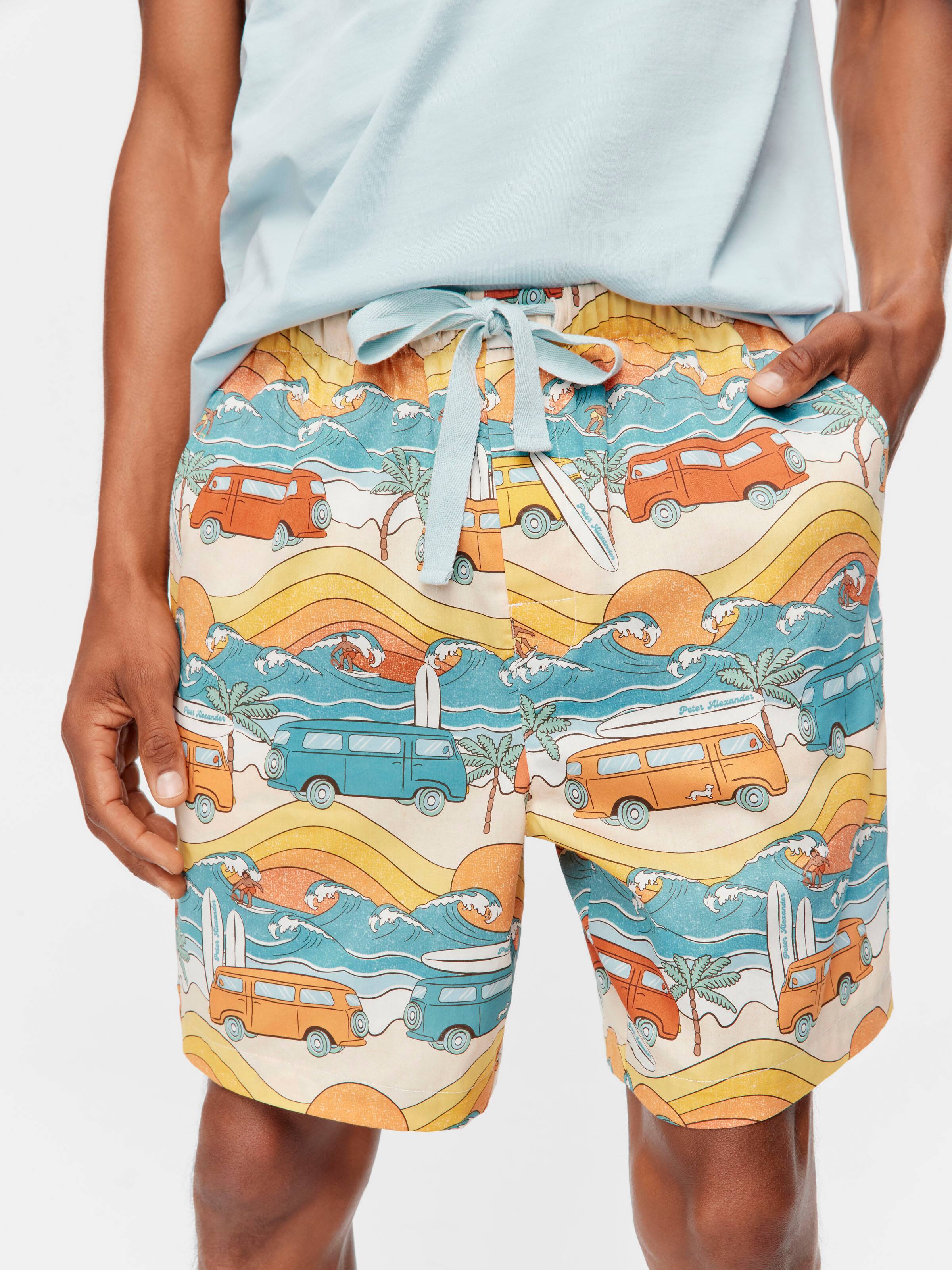 Surf Van 100% Cotton Mid Short