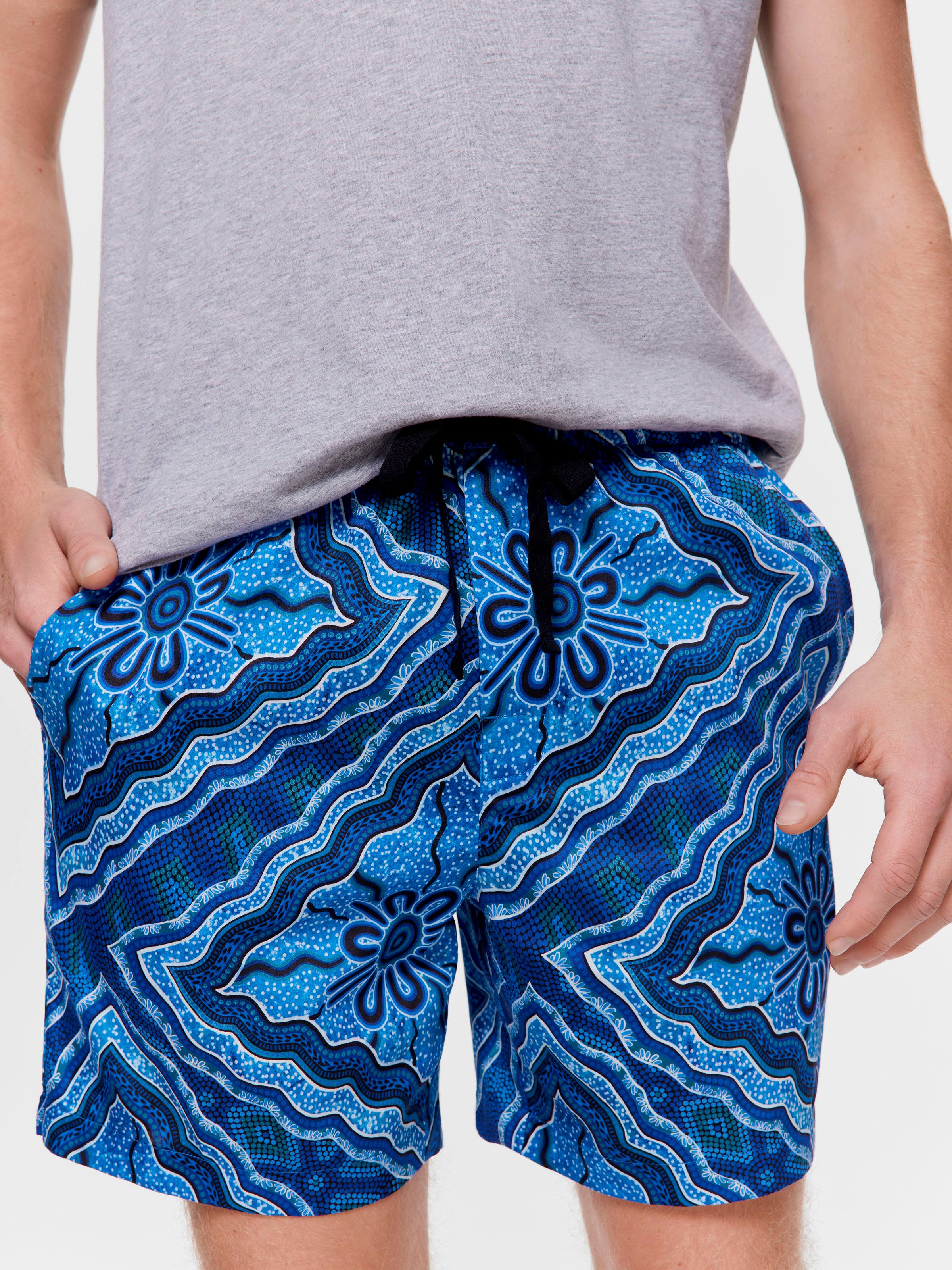 Preston Warren 100% Cotton Saltbush Mid Short