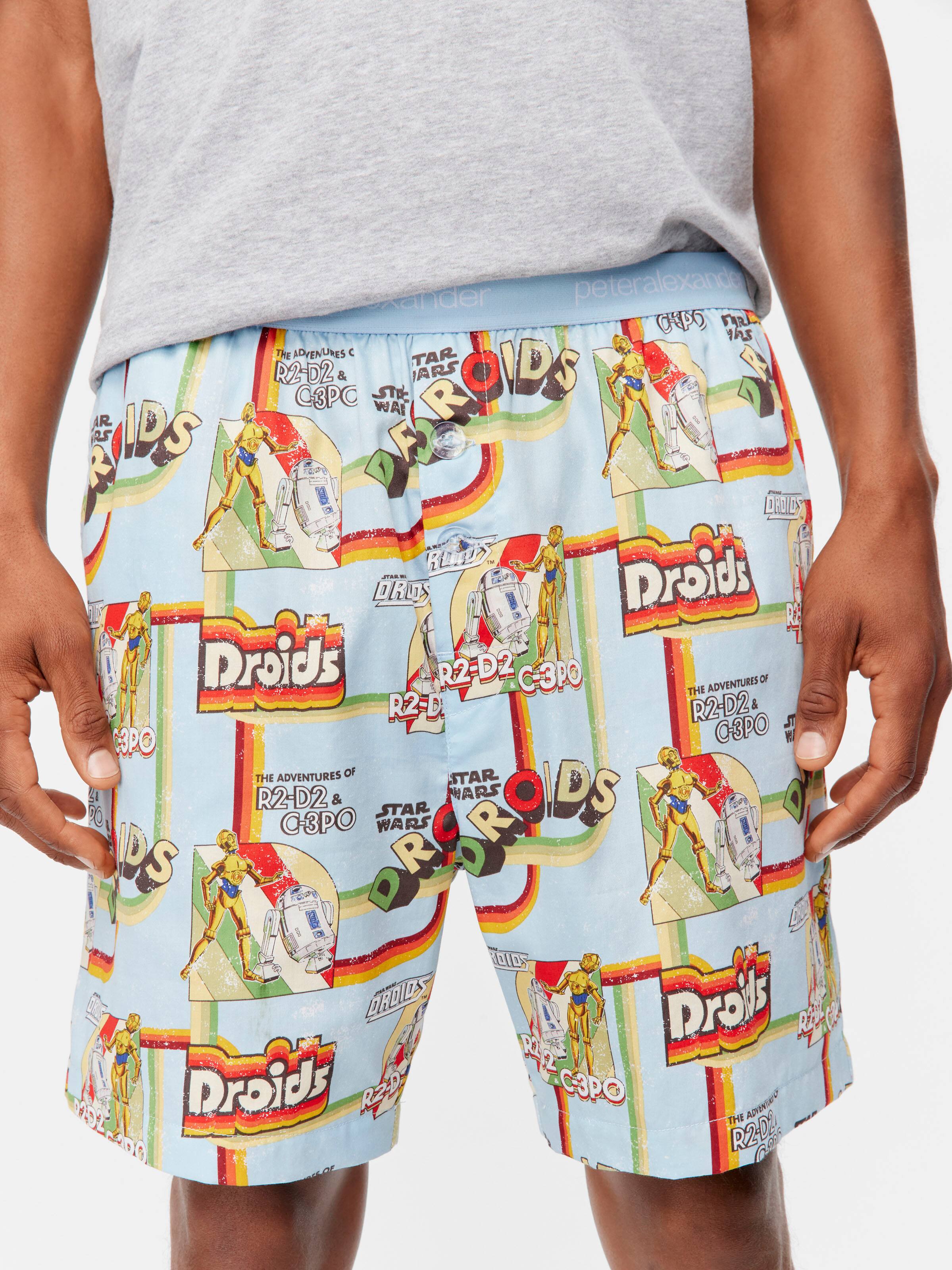 Star Wars 100% Cotton Droids Mid Short