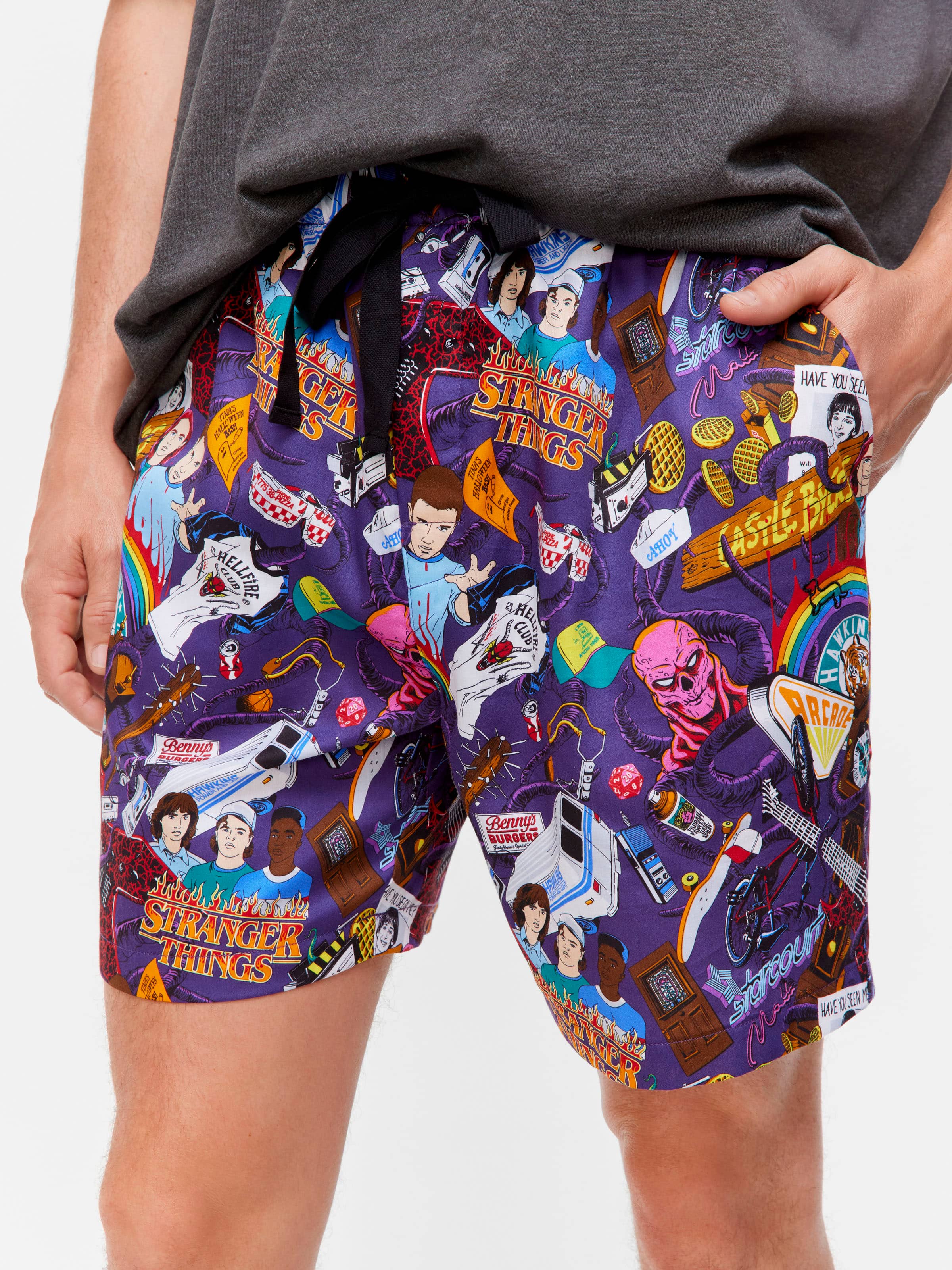 Stranger Things 100% Cotton Mid Short