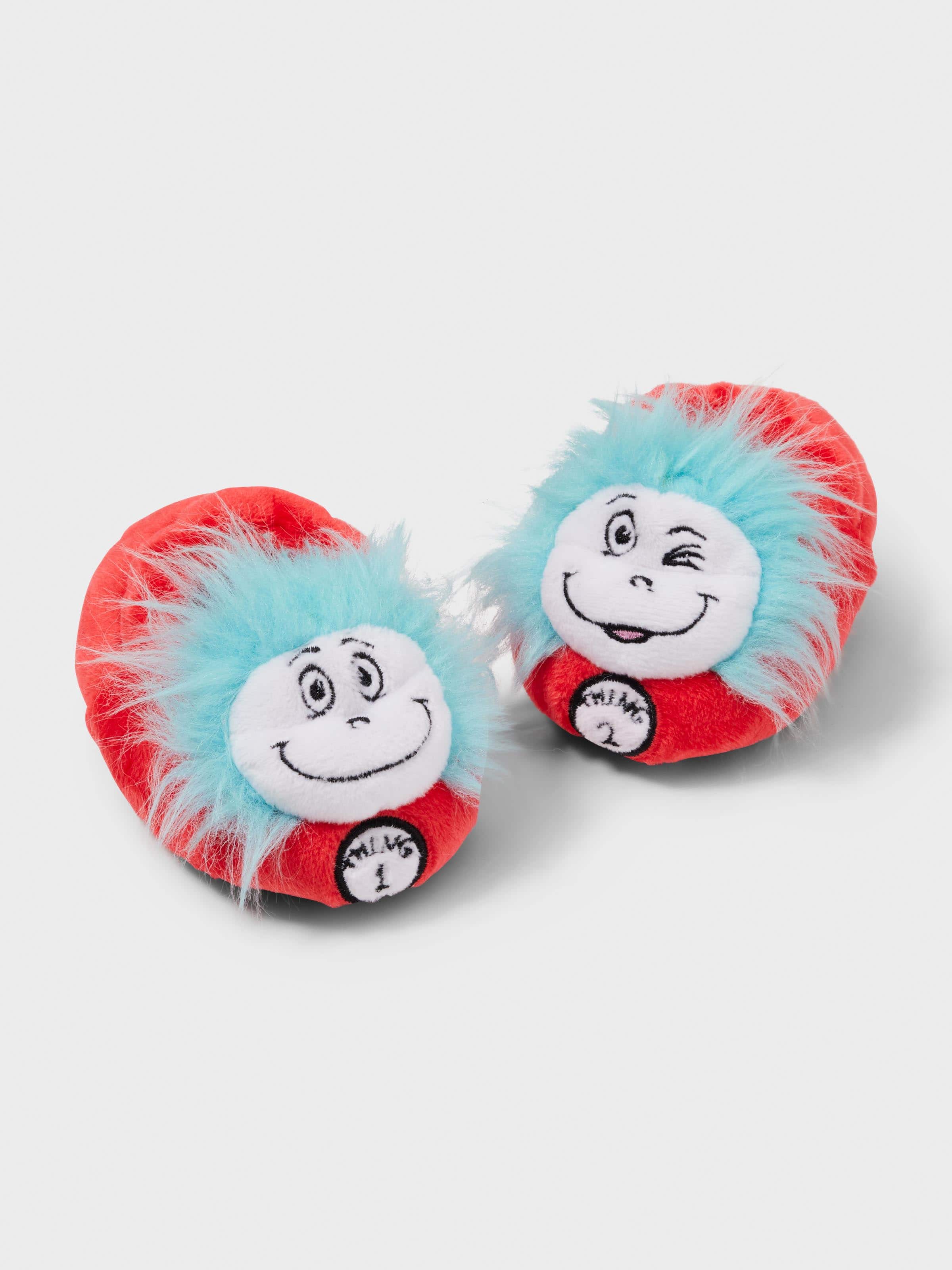 Baby Dr Seuss Thing 1 And Thing 2 Booties