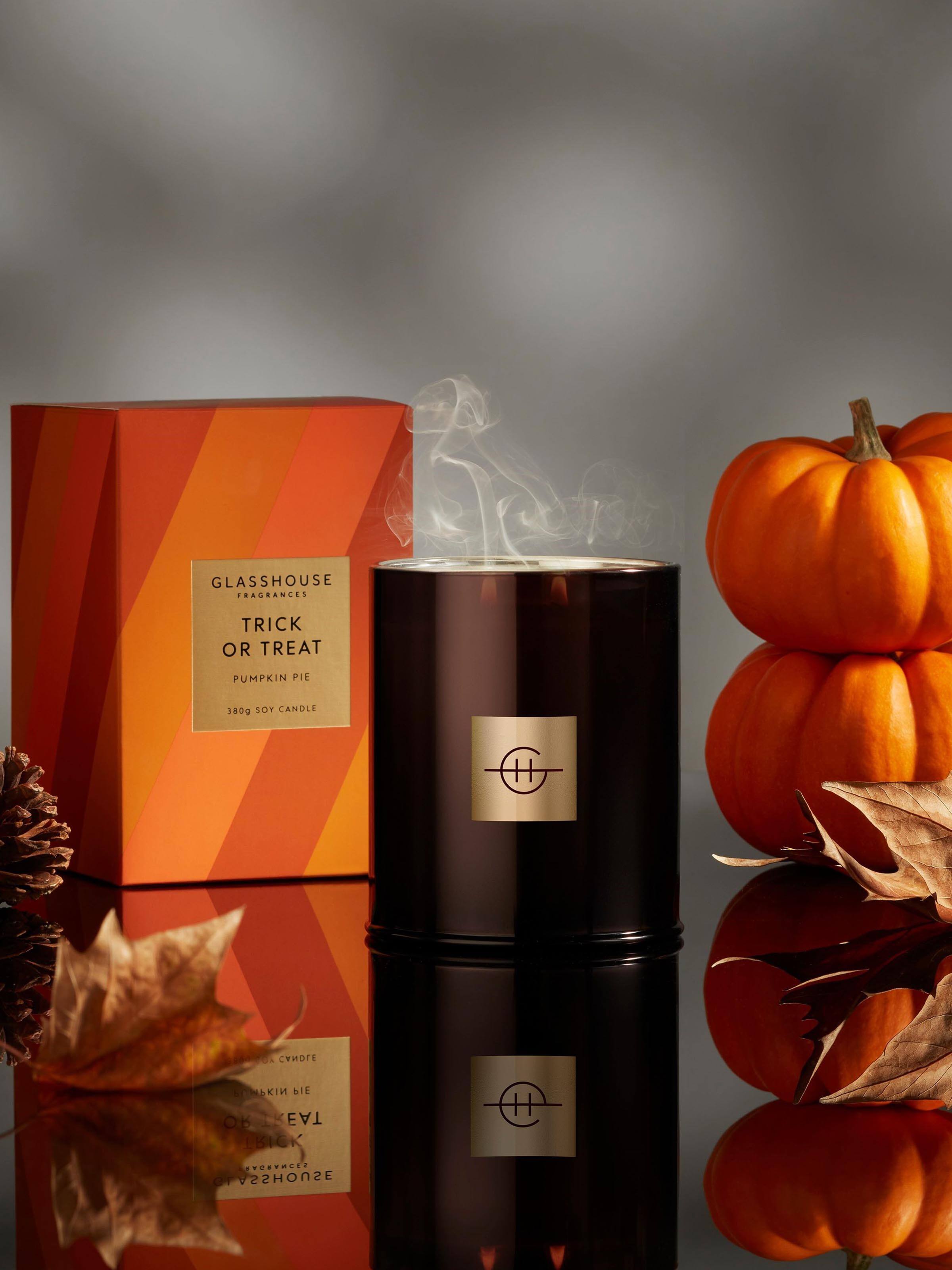 Glasshouse Fragrances Limited Edition Trick Or Treat Halloween 380G Candle
