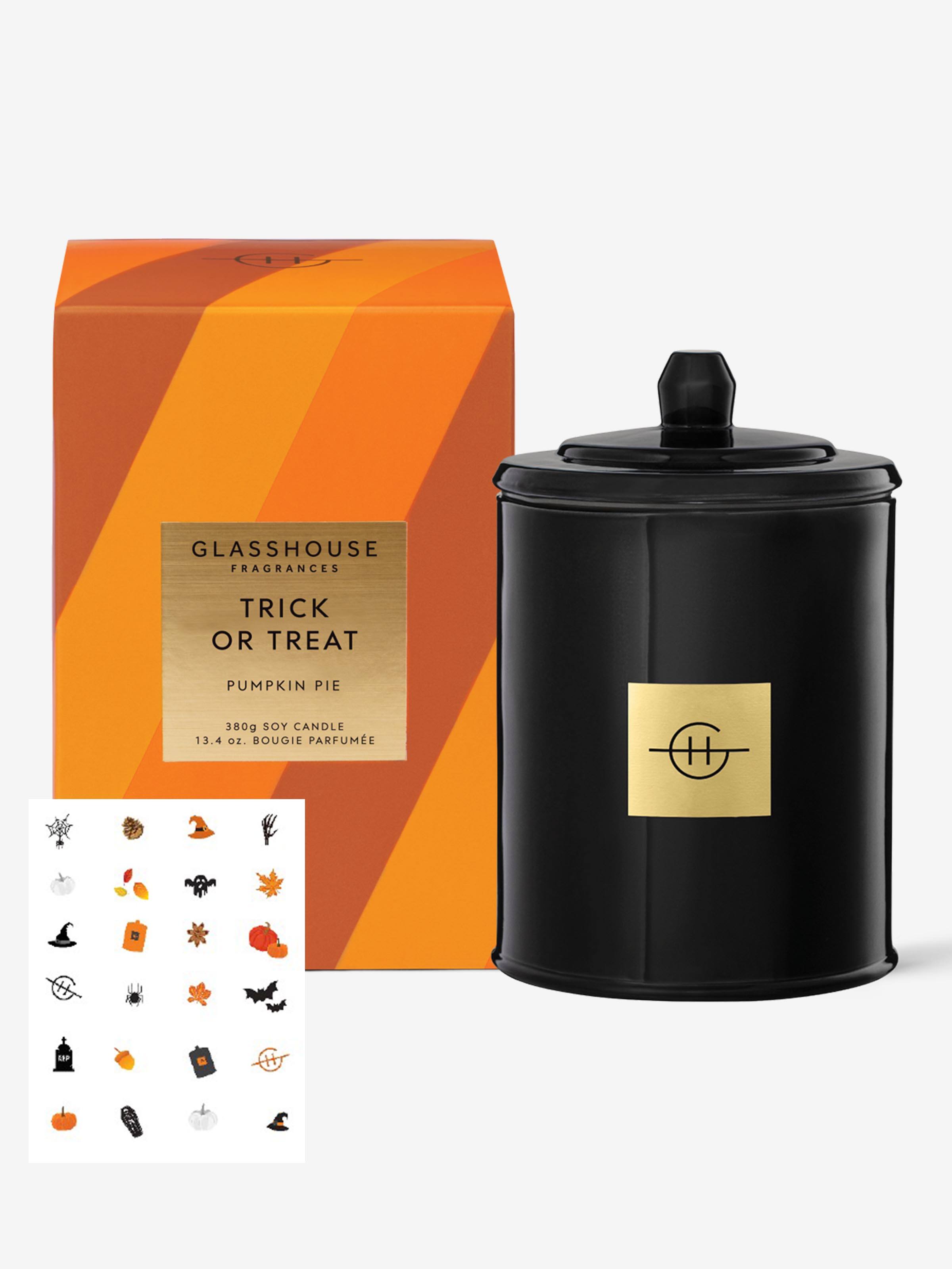 Glasshouse Fragrances Limited Edition Trick Or Treat Halloween 380G Candle