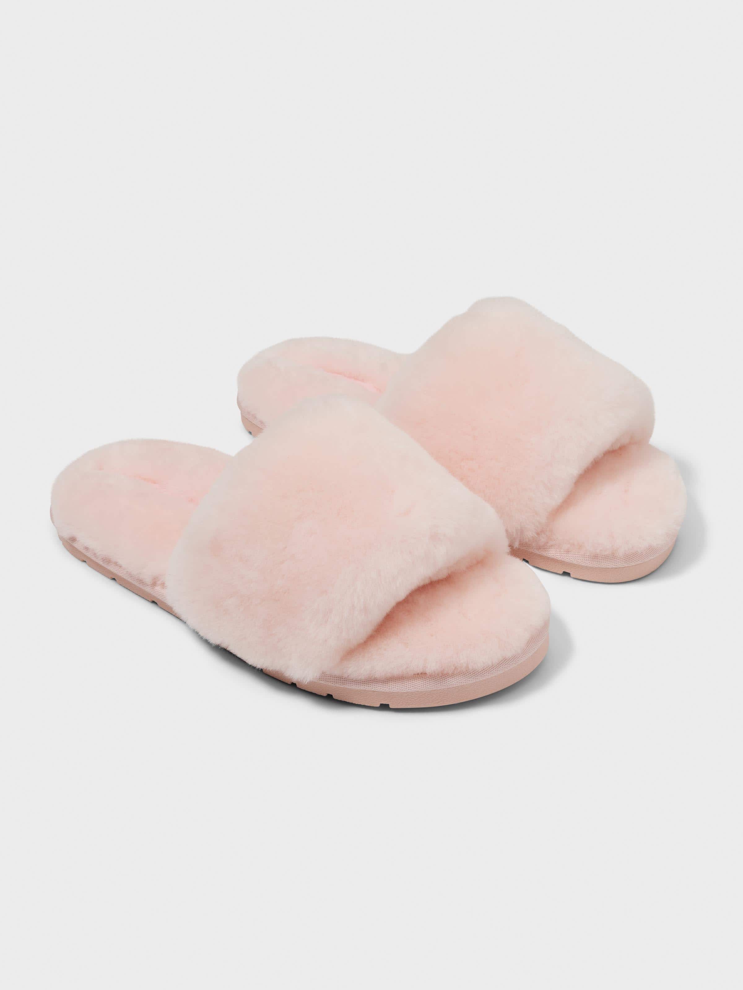 100% Sheepskin Wool Slides