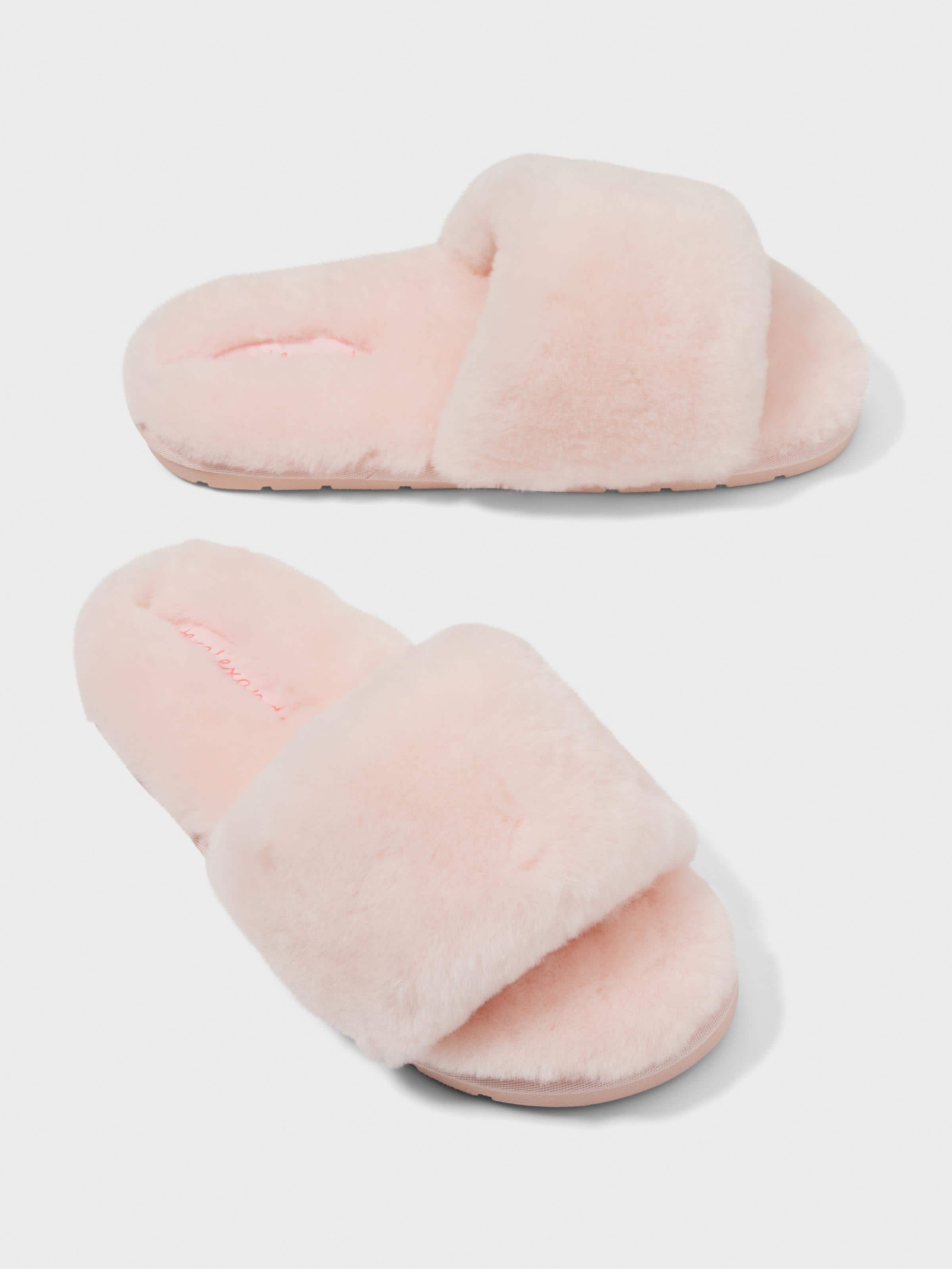 100% Sheepskin Wool Slides