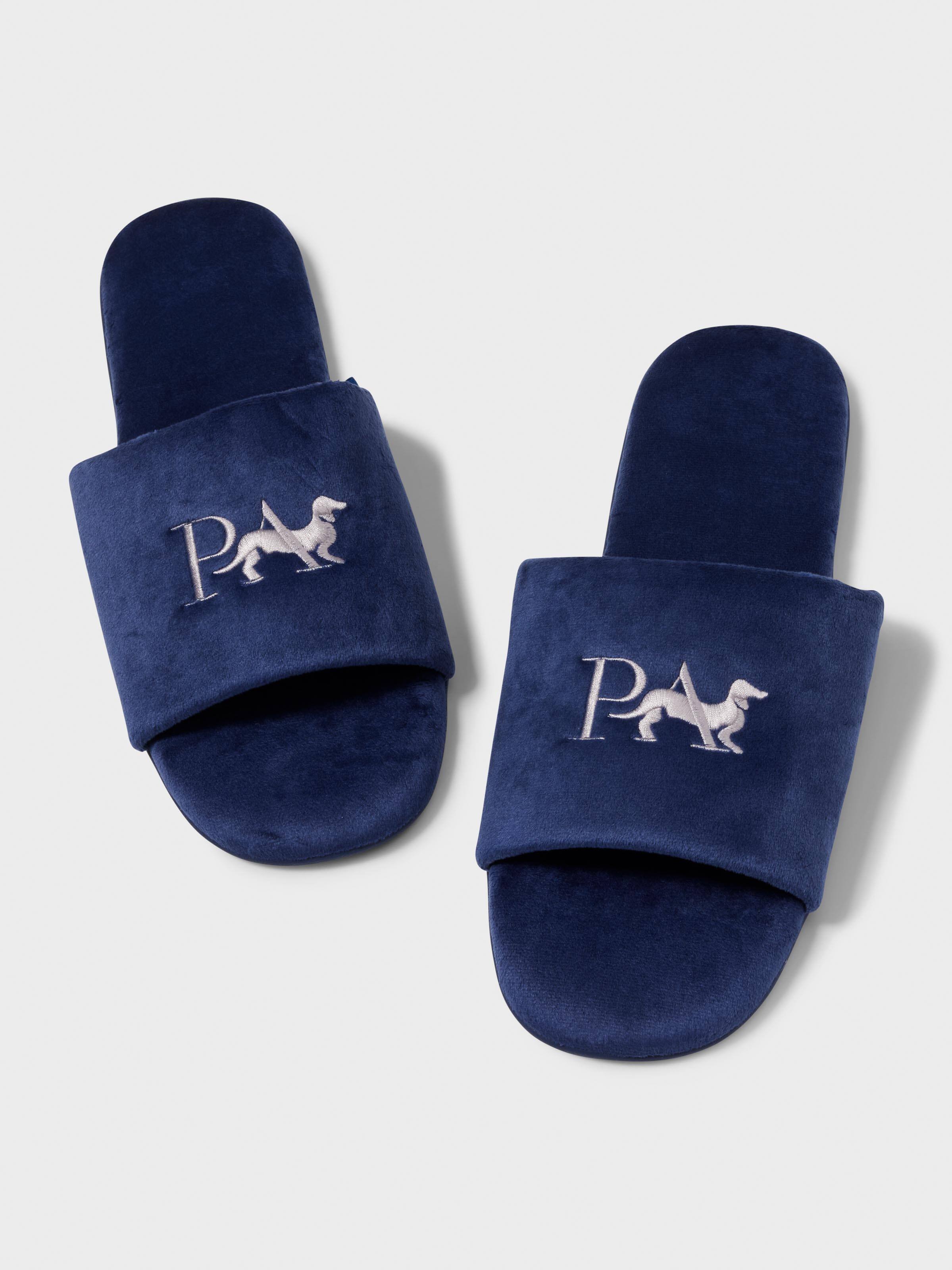 Mens Penny Logo Plush Slide