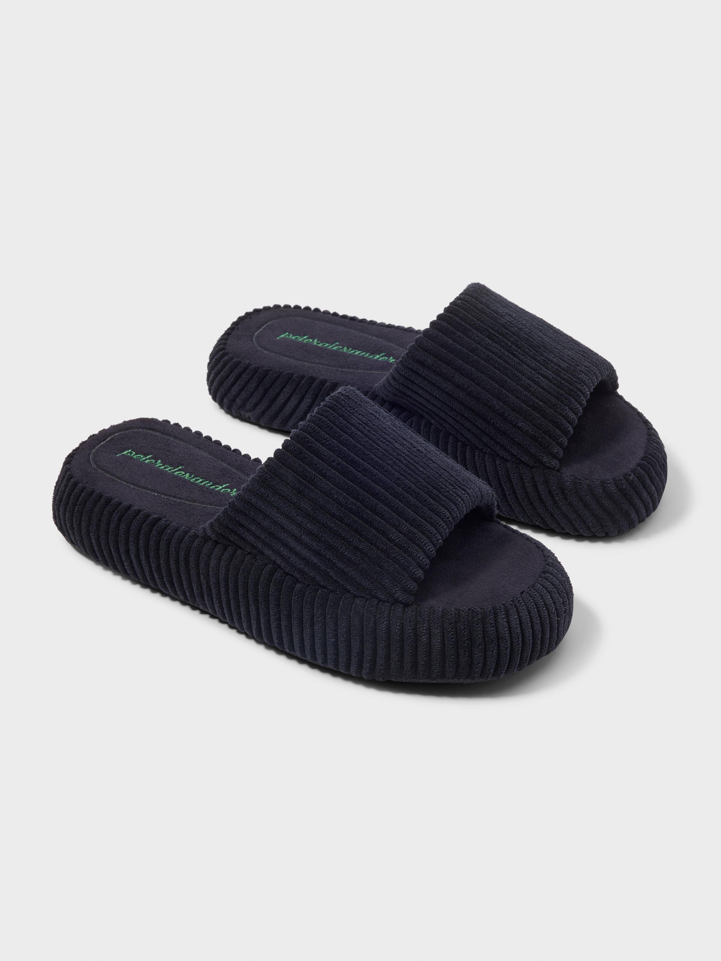 Velour Platform Slide