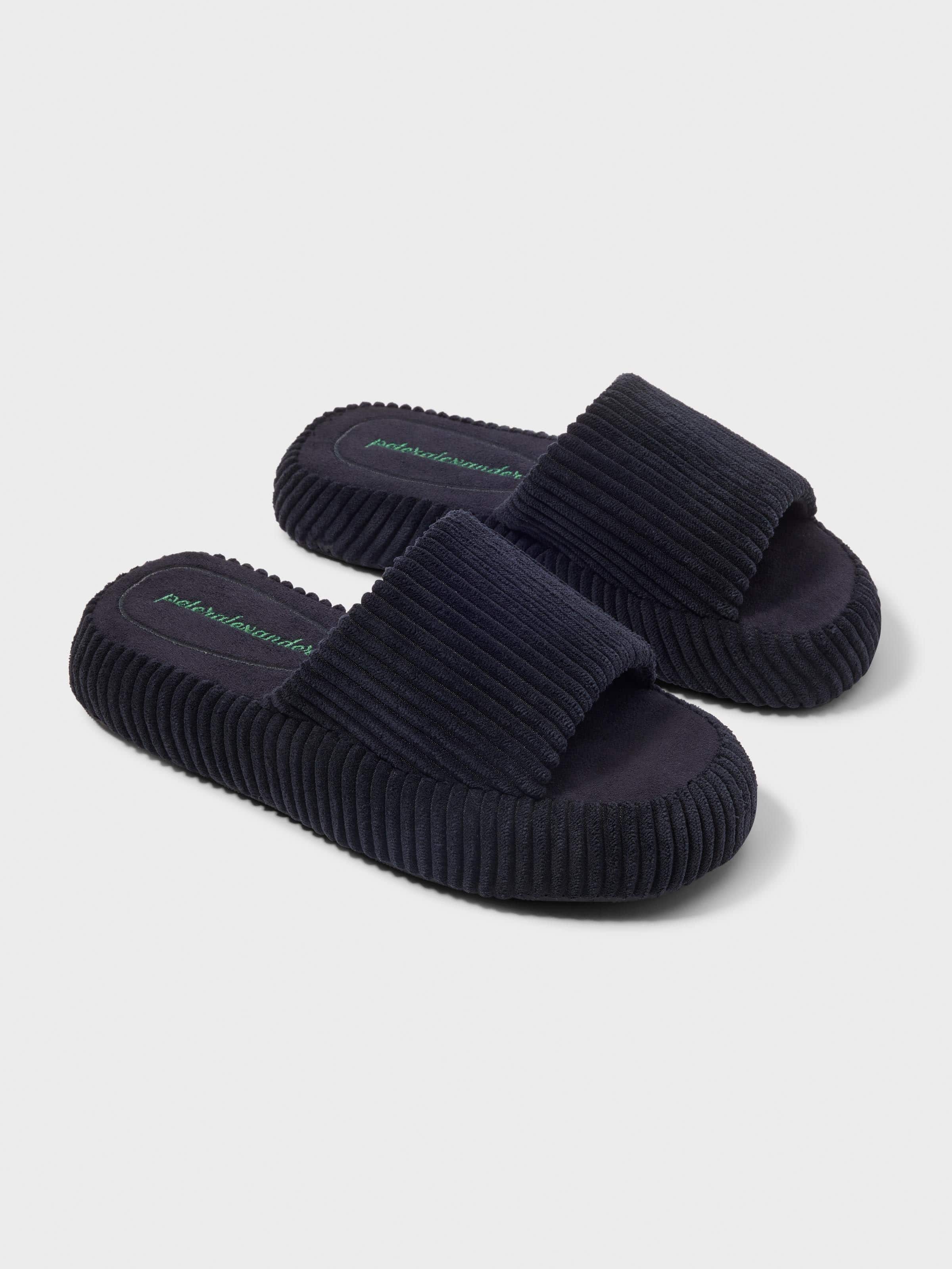 Velour Platform Slide