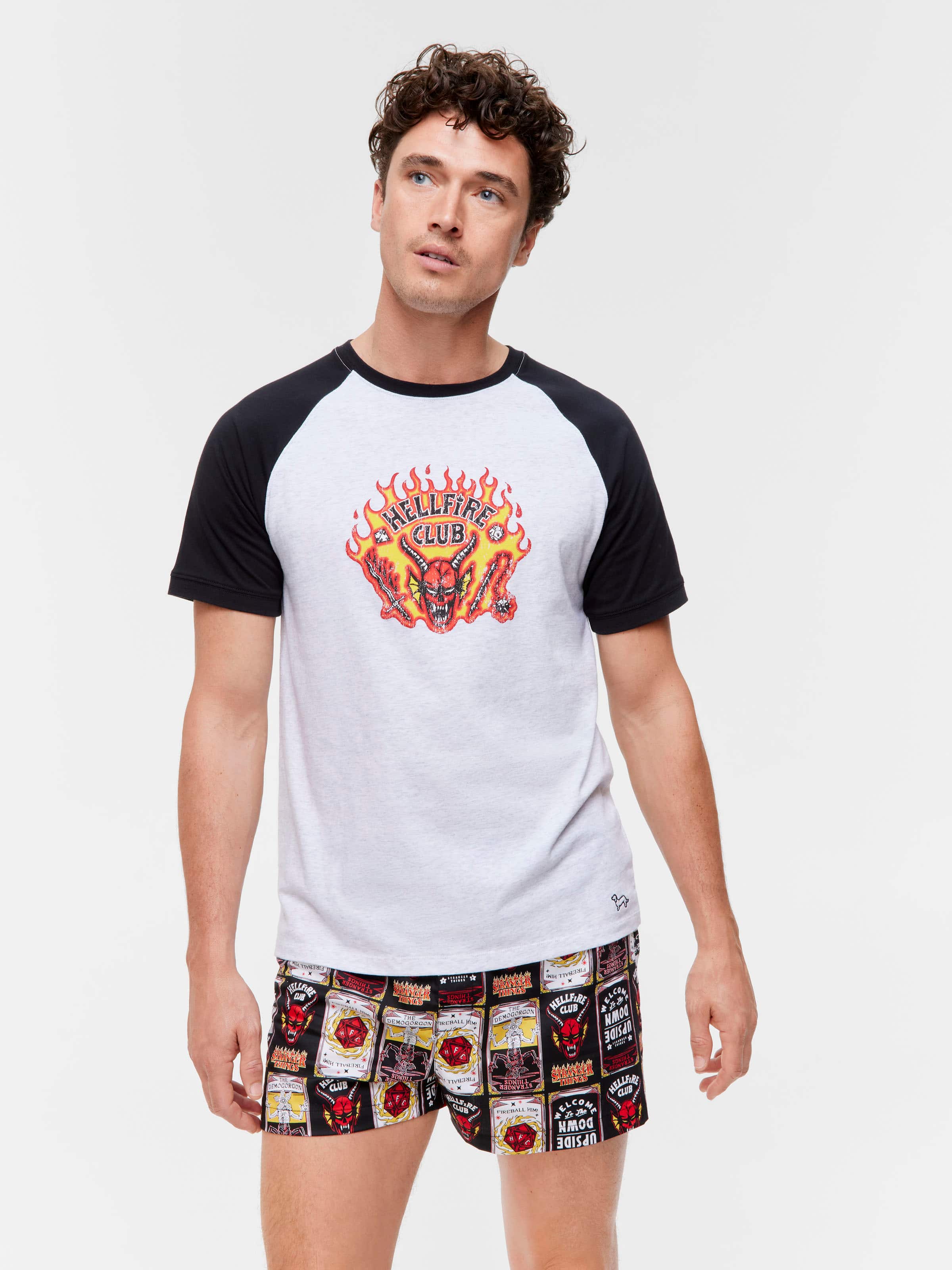 Stranger Things Hellfire 100% Cotton Tee