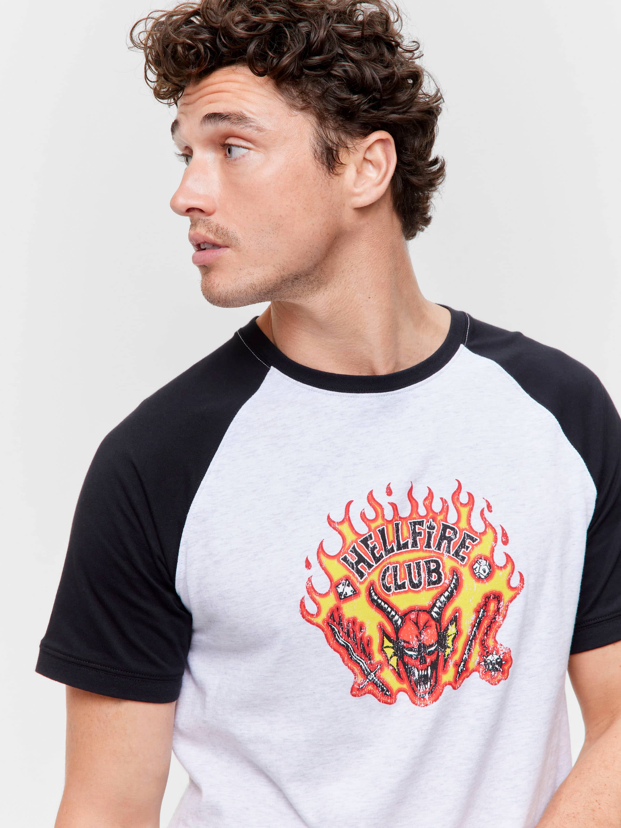 Stranger Things Hellfire 100% Cotton Tee
