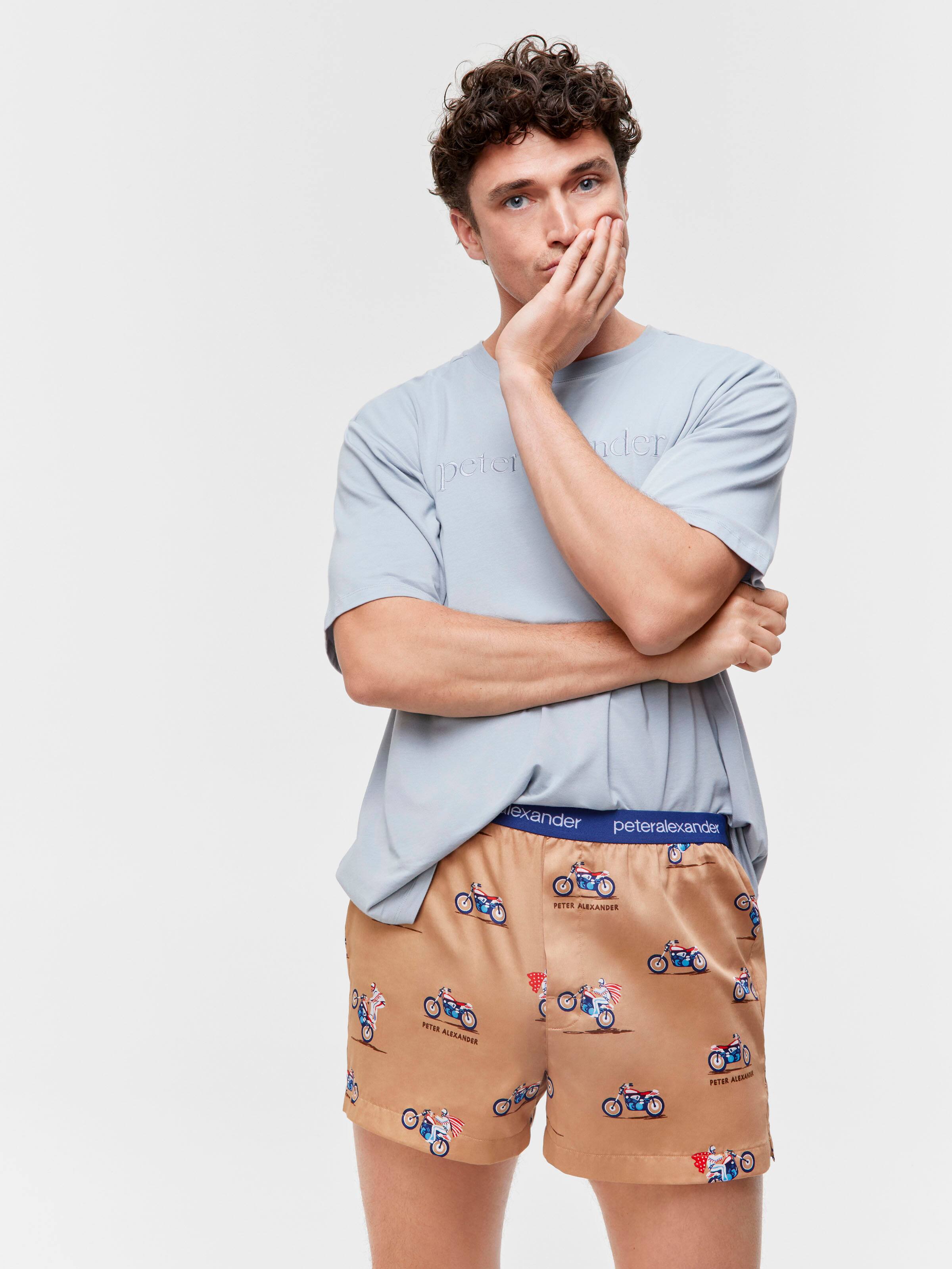 Motorcycle Stunt Rider 100% Cotton Boxer Short