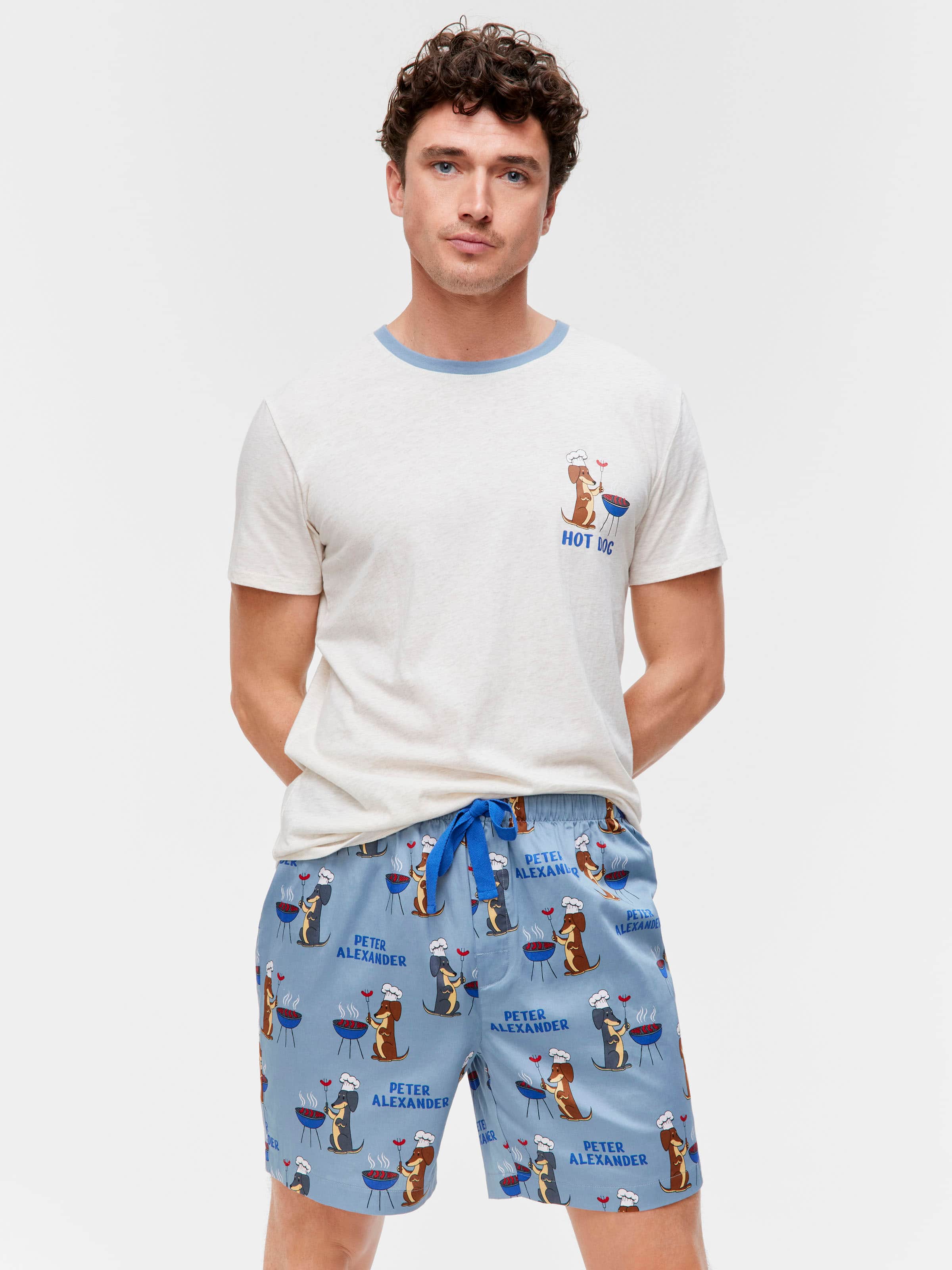 Hot Dog 100% Cotton Mid Short