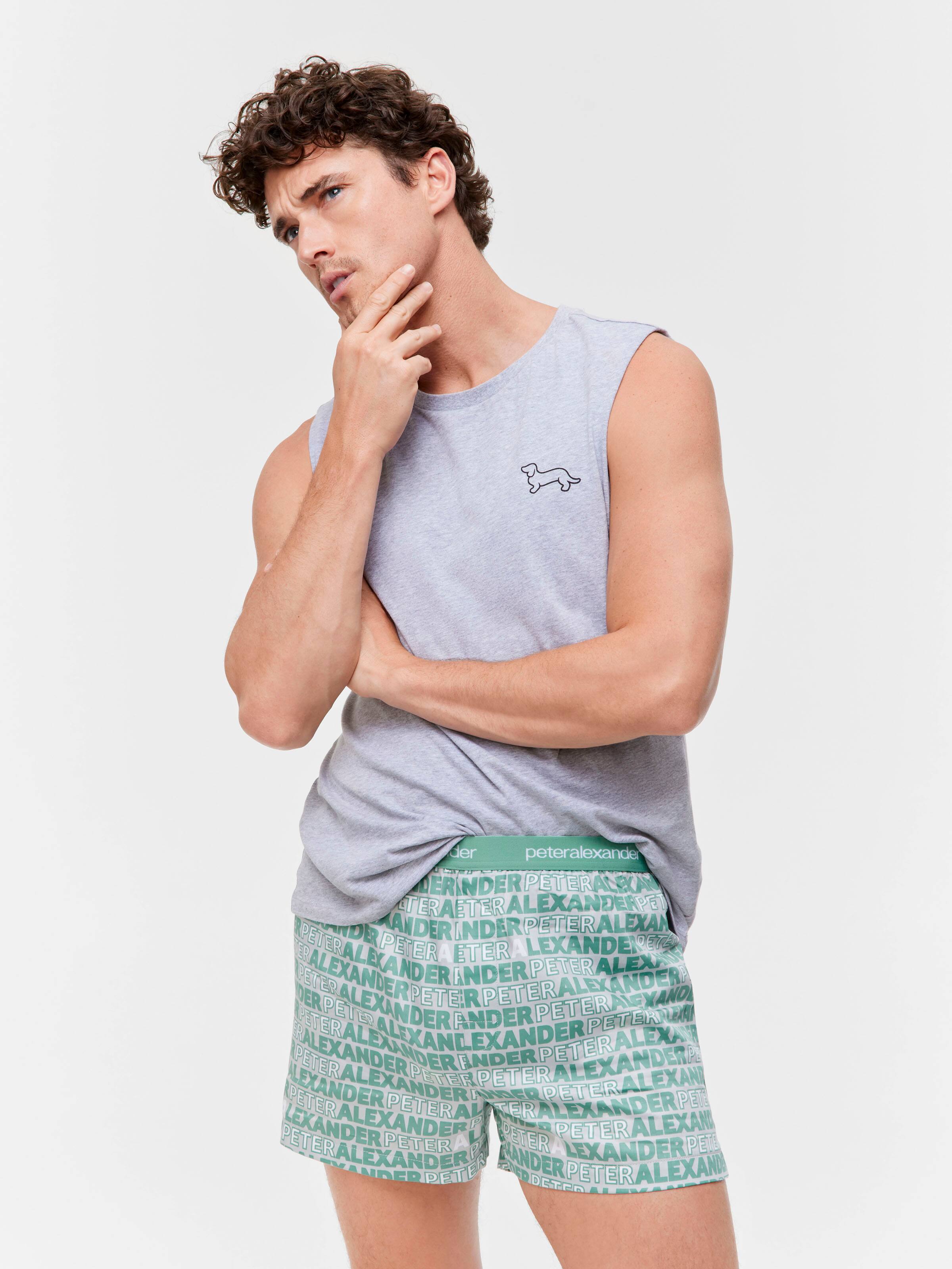 P.A Text Logo 100% Cotton Boxer Short