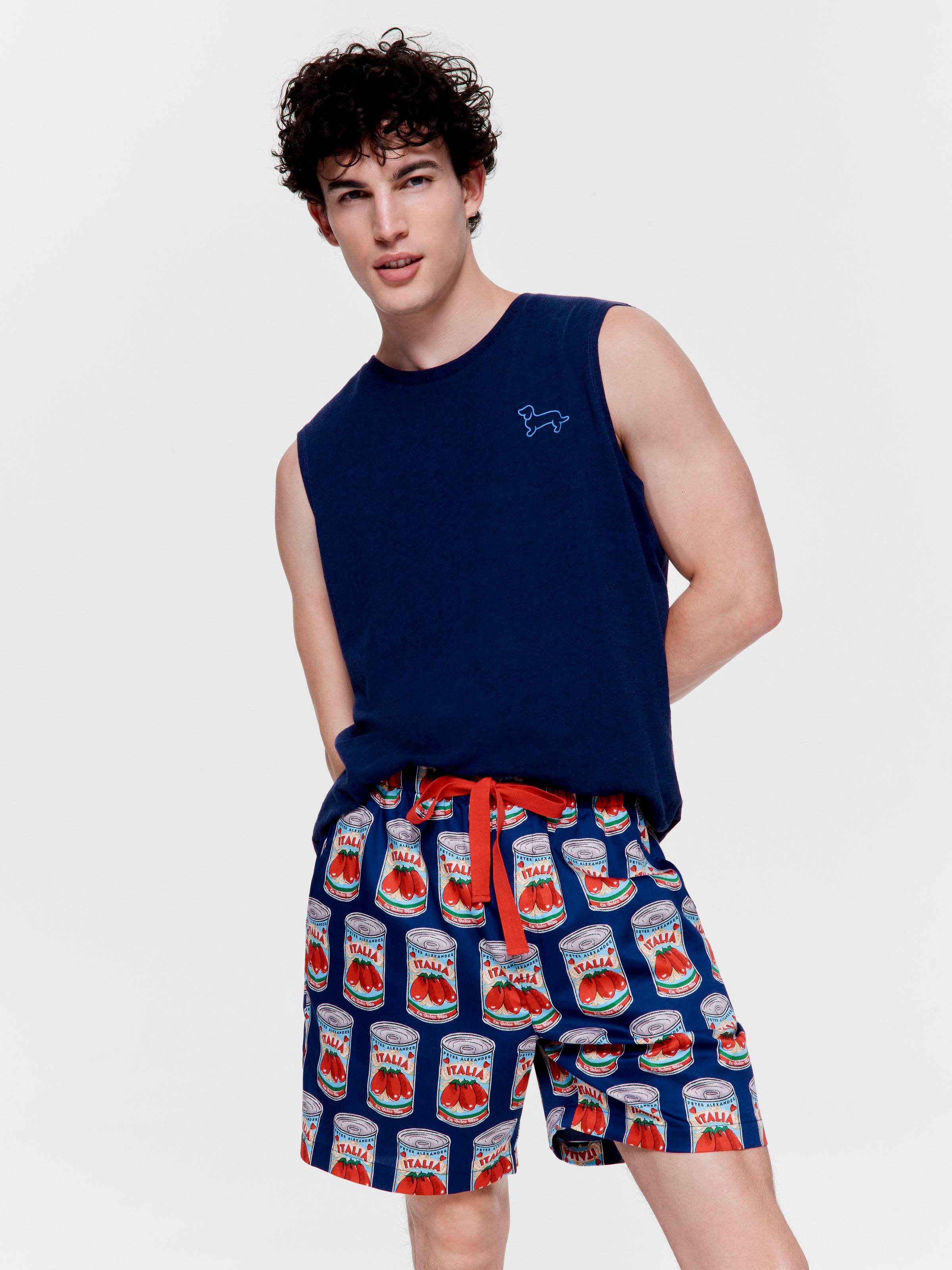 Tomato Sauce 100% Cotton Mid Short