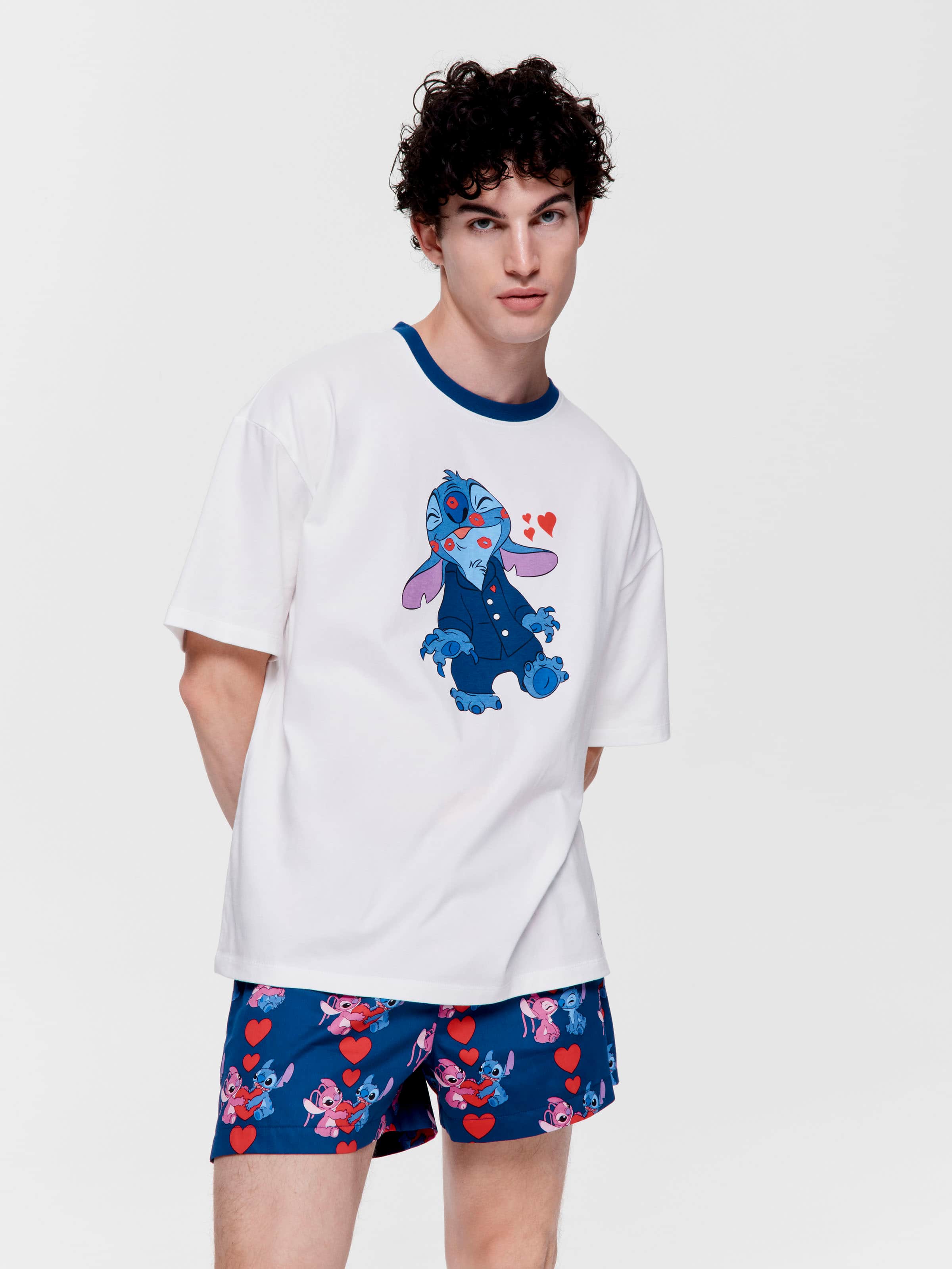 Loved Up Stitch 100% Cotton Tee