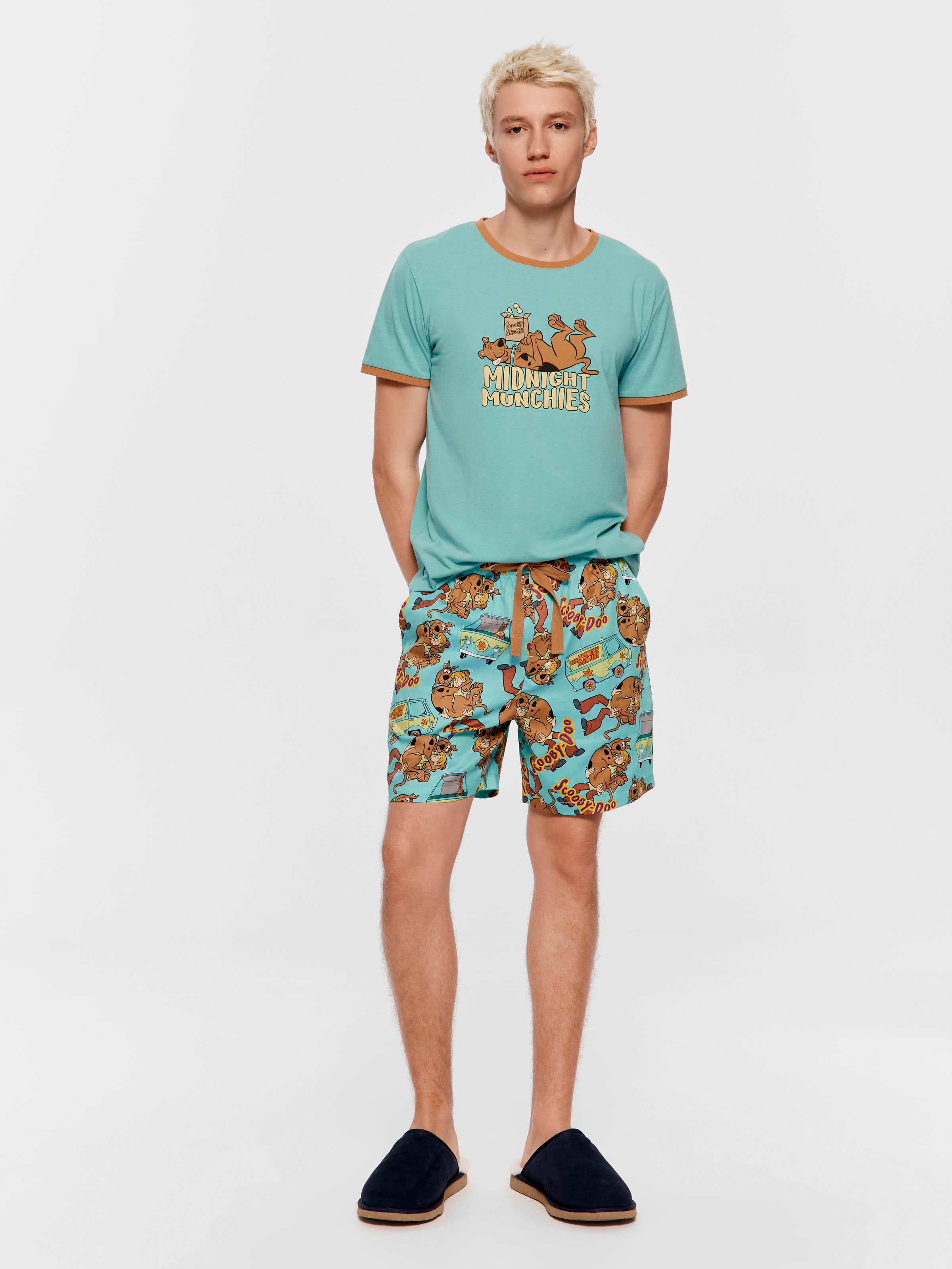 Scooby-Doo The Mystery Machine 100% Cotton Mid Short