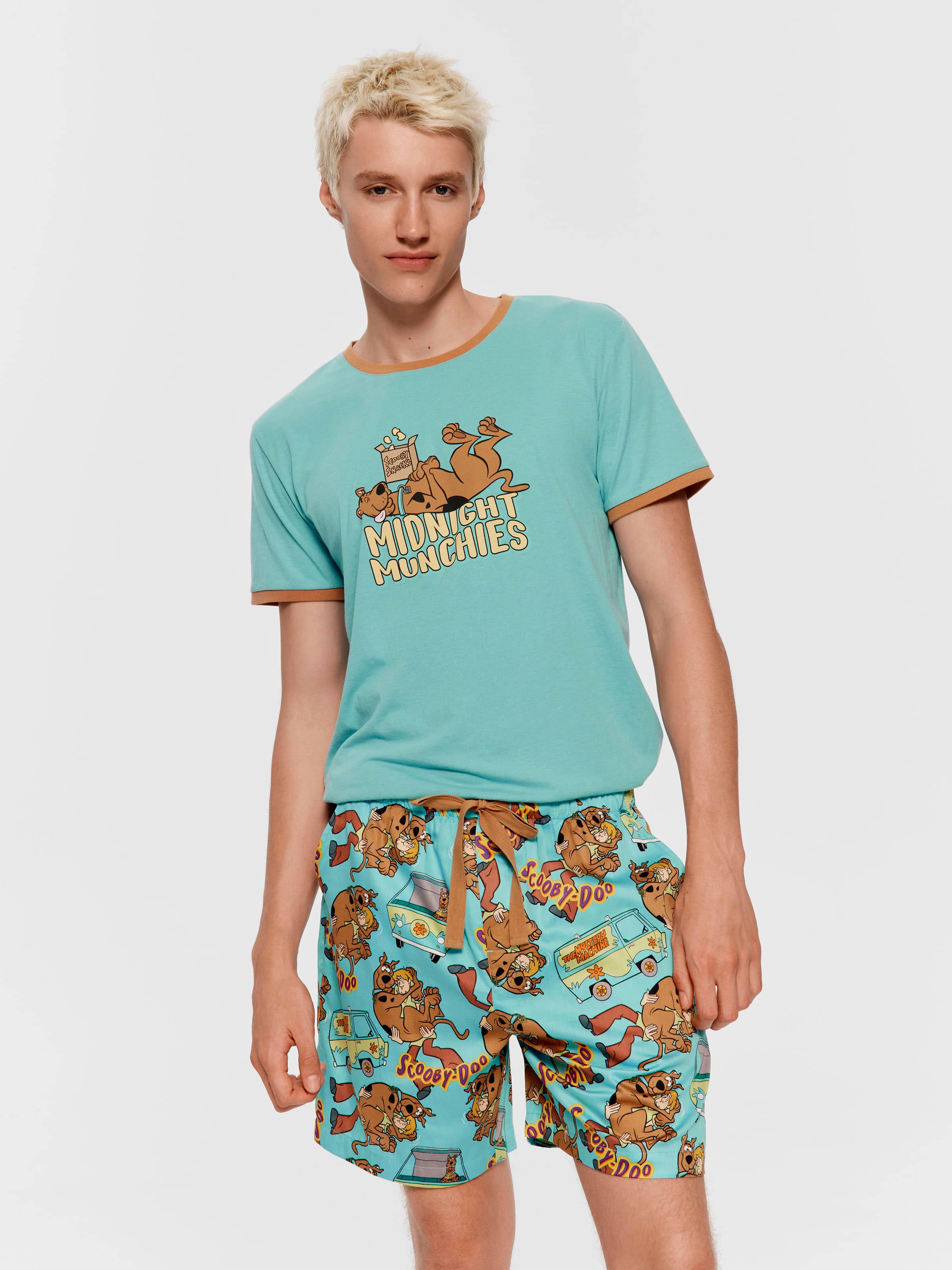 Scooby-Doo The Mystery Machine 100% Cotton Mid Short