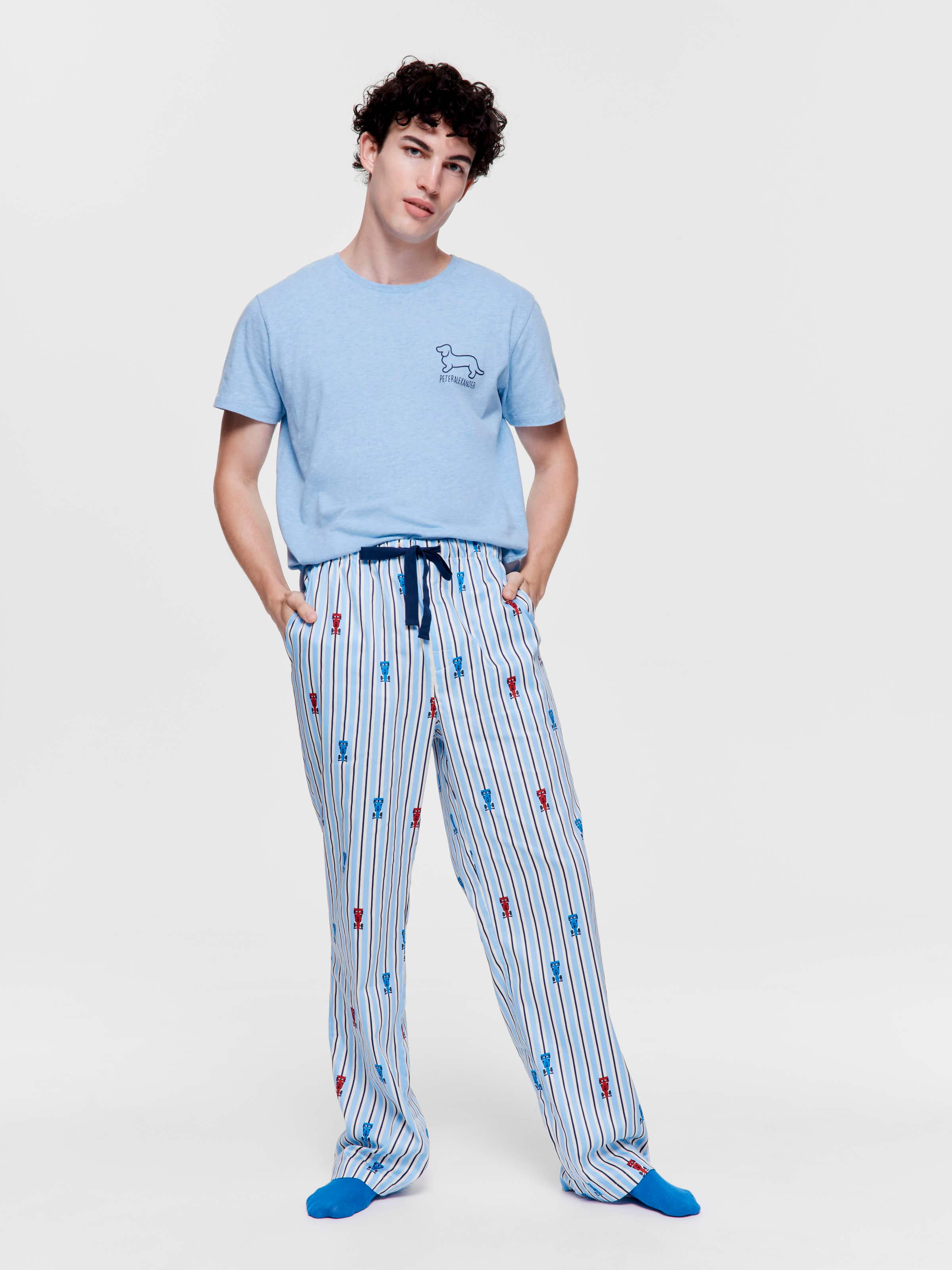 Race Car Stripe 100% Cotton Classic Pj Pant