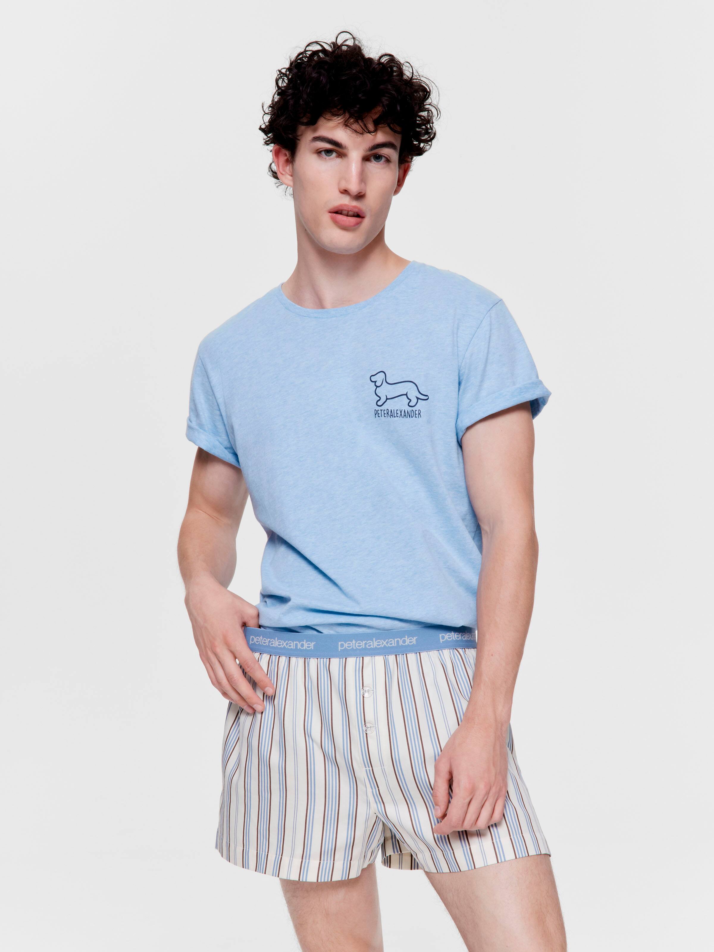 Multi Stripe 100% Cotton Boxer Short