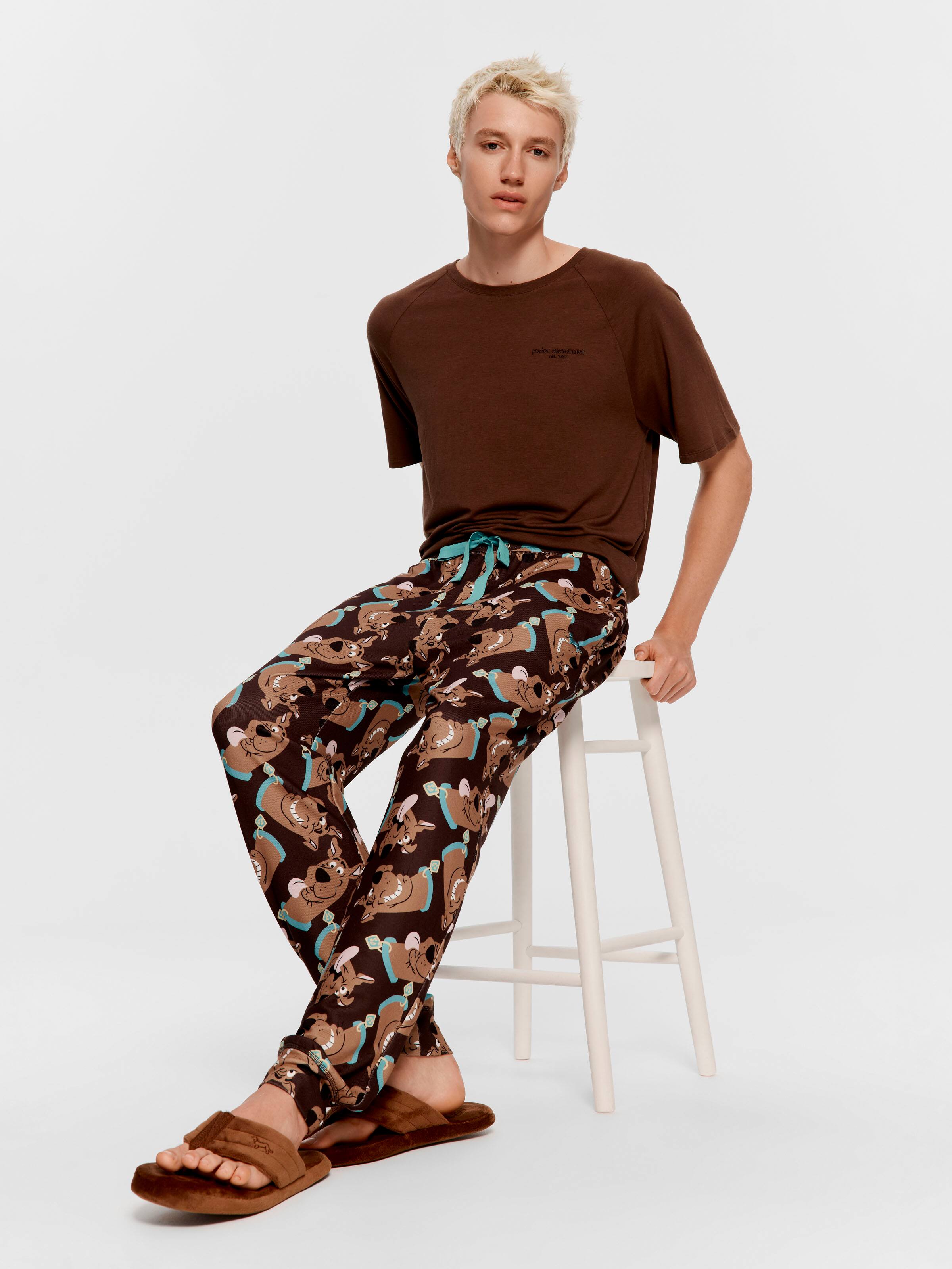 Scooby Doo Face Jogger Pj Pant