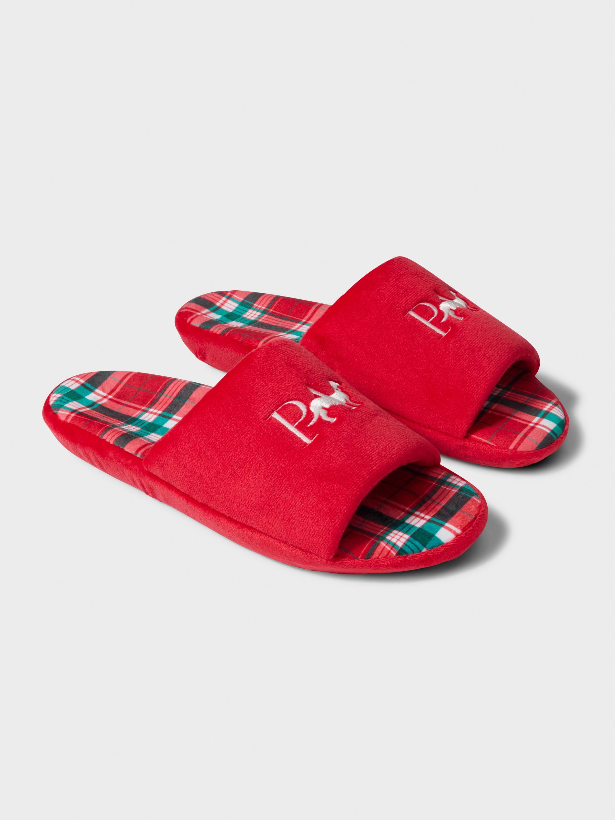Womens Tartan Slide
