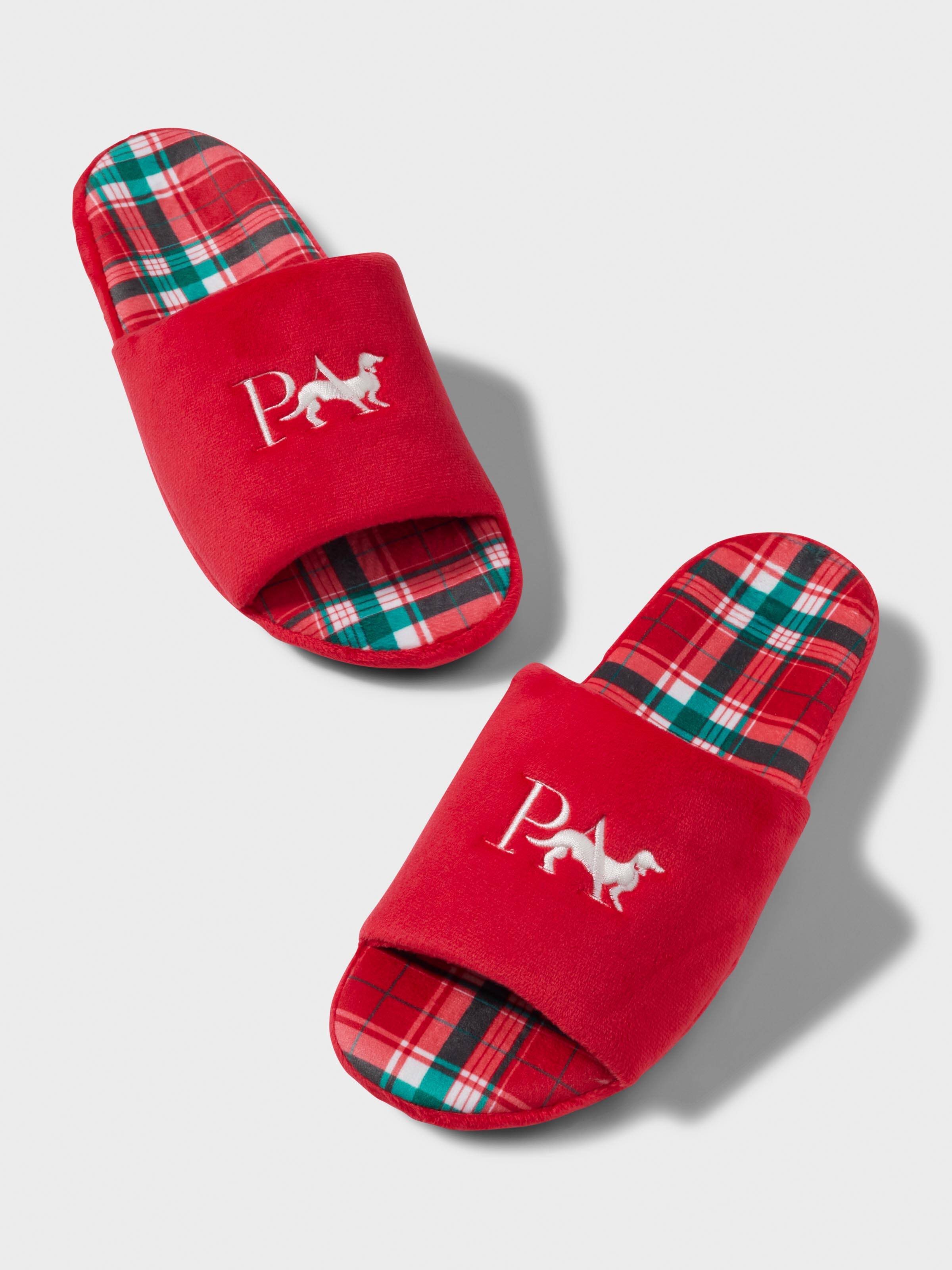 Womens Tartan Slide