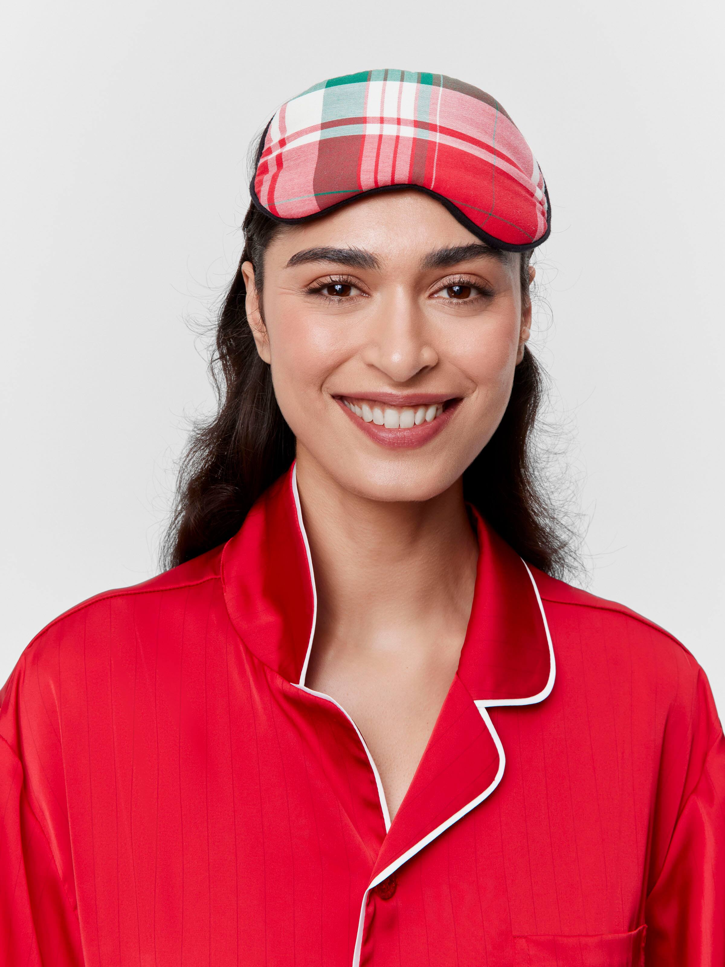 Tartan Eye Mask