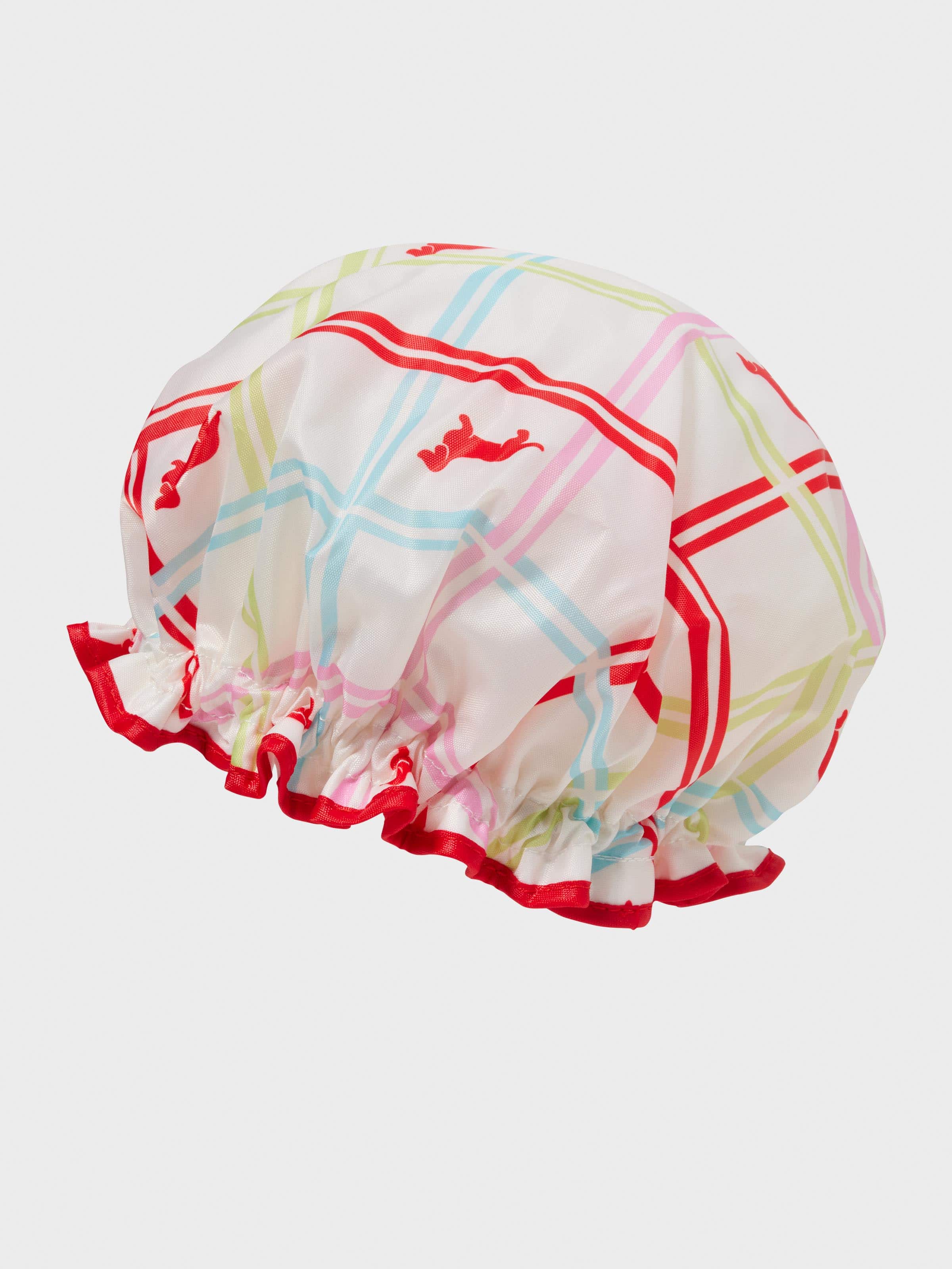Penny Check Shower Cap