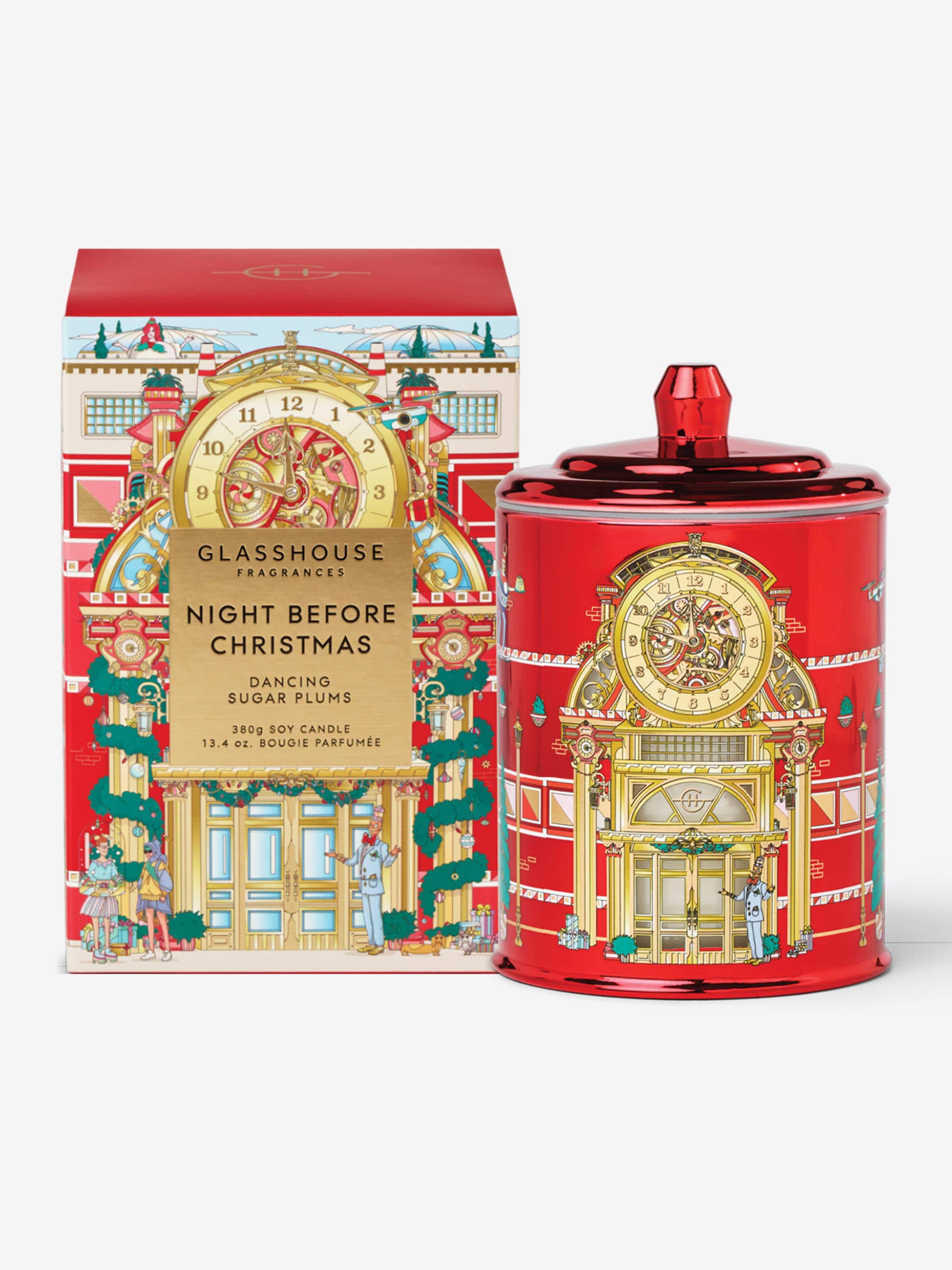 Glasshouse Fragrances Limited Edition Night Before Christmas 380G Candle