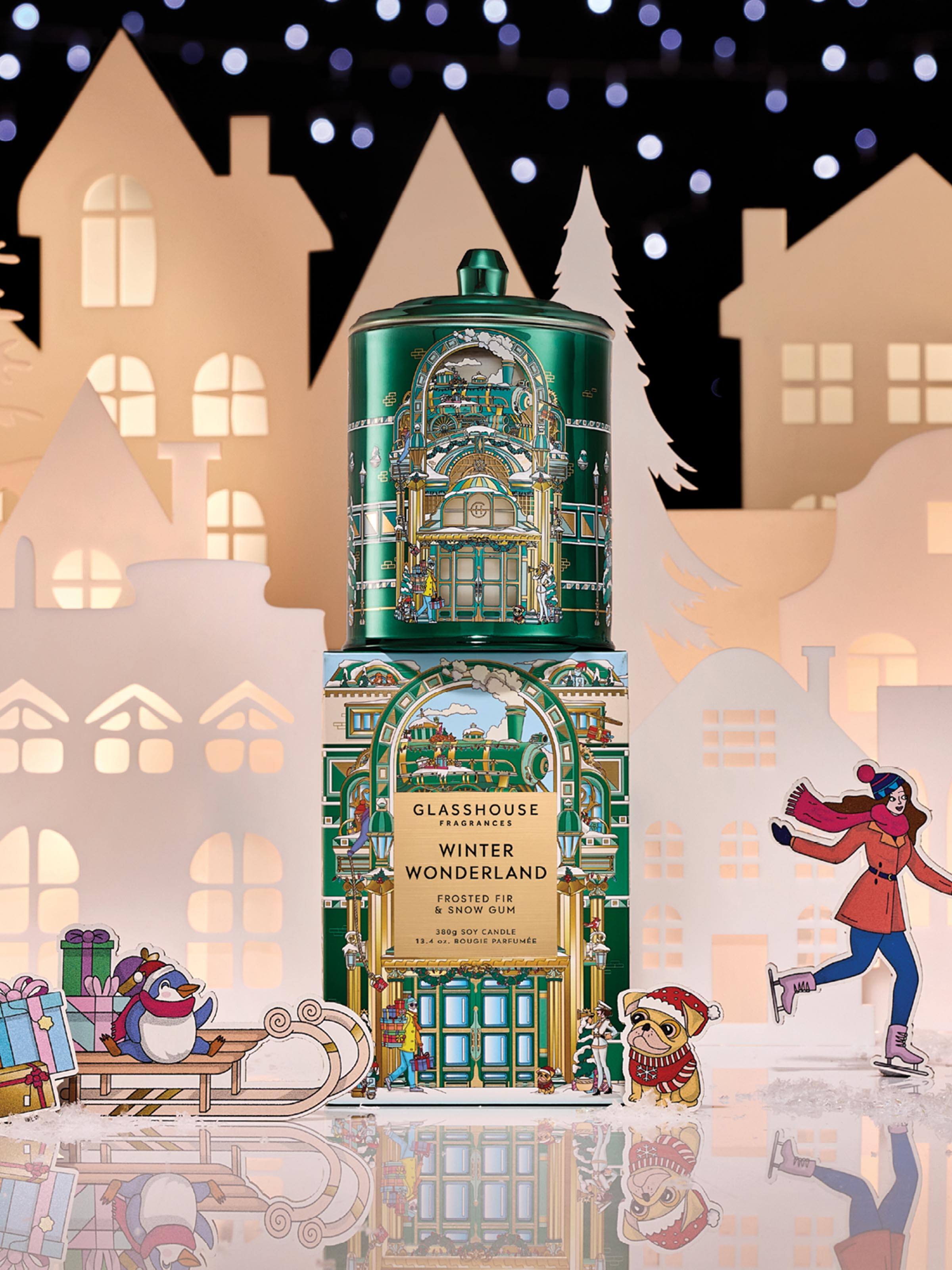 Glasshouse Fragrances Limited Edition Winter Wonderland Christmas 380G Candle