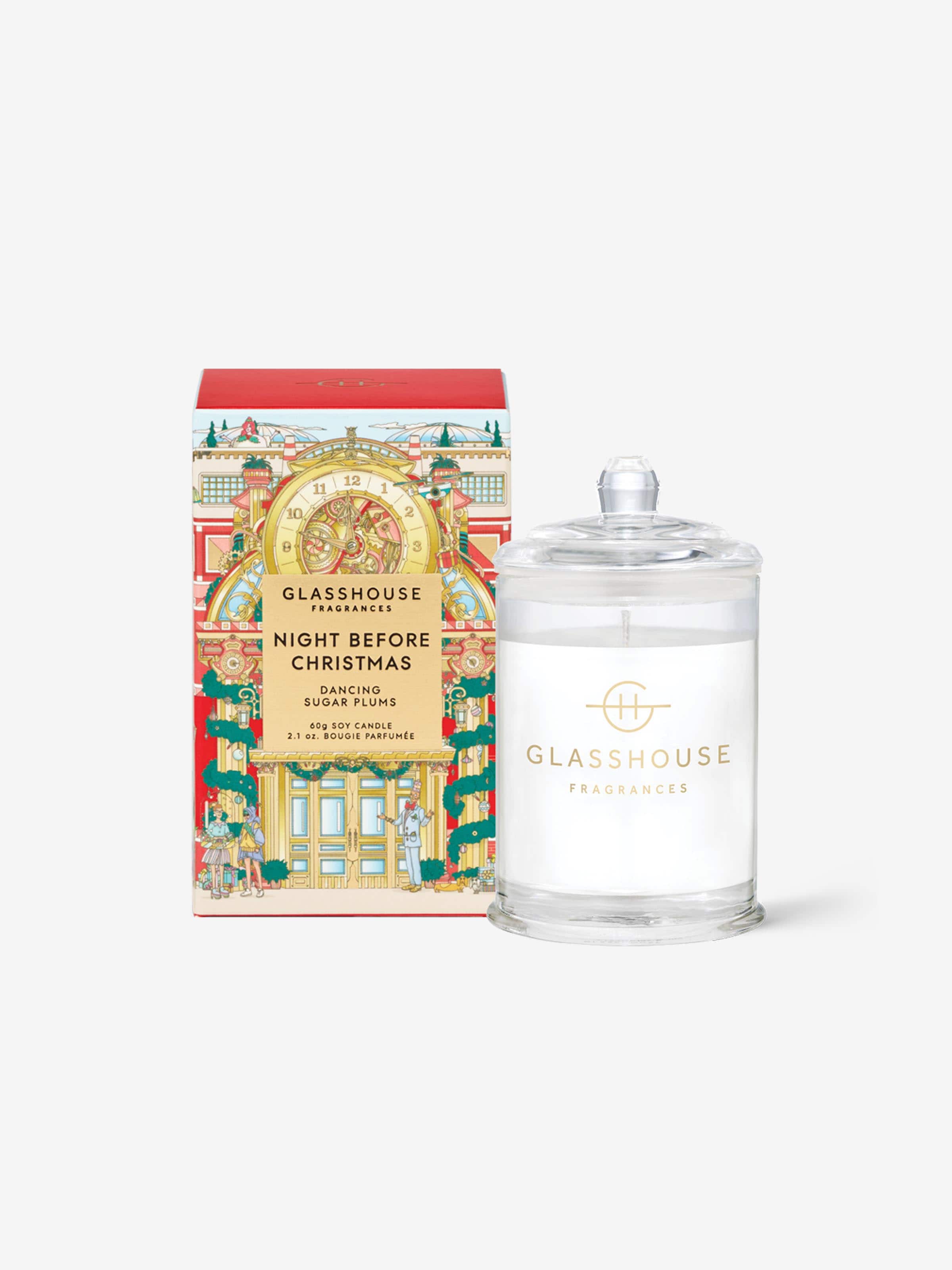 Glasshouse Fragrances Limited Edition Night Before Christmas 60G Candle