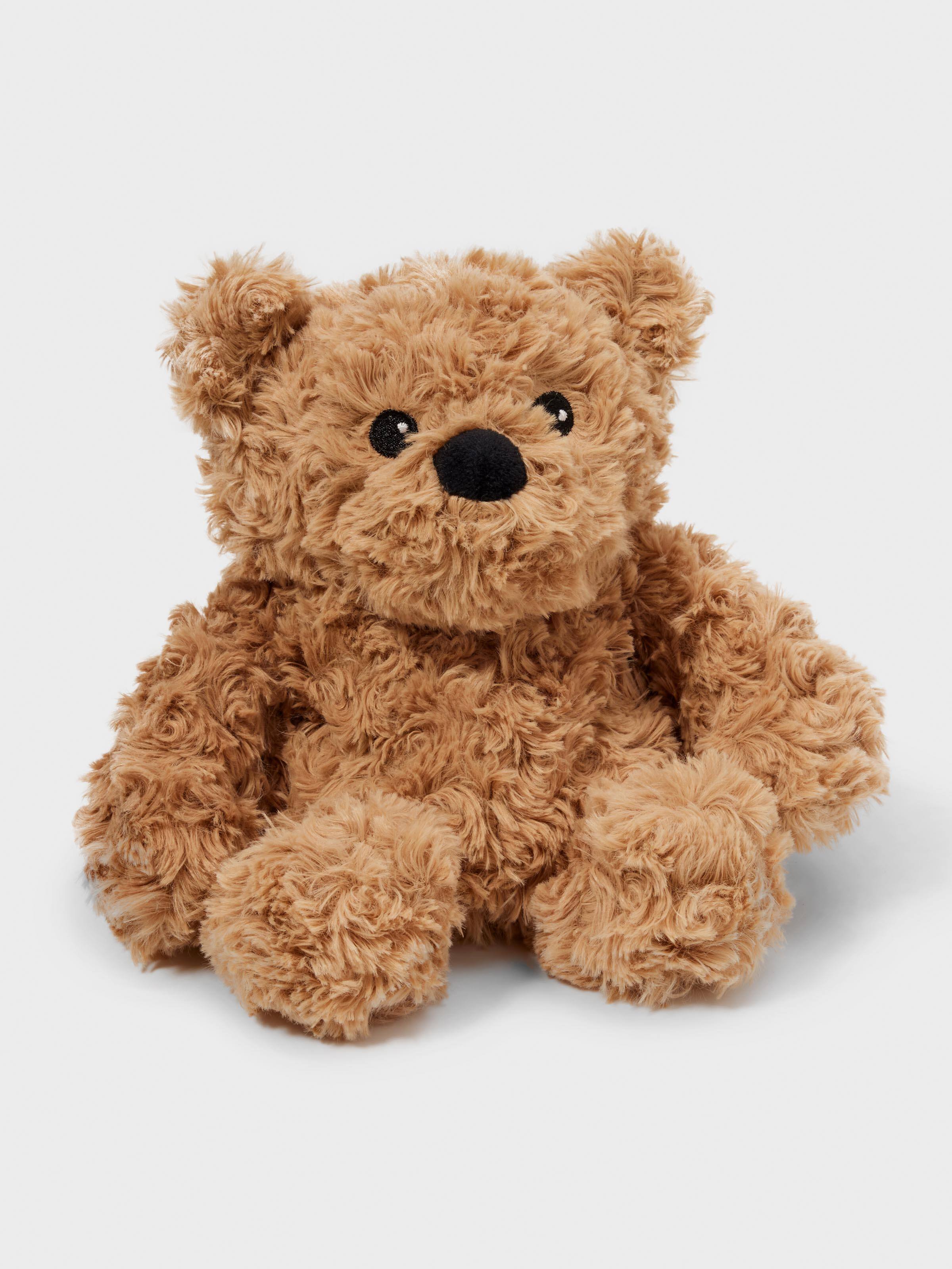 Brown Curly Bear Heat Pillow