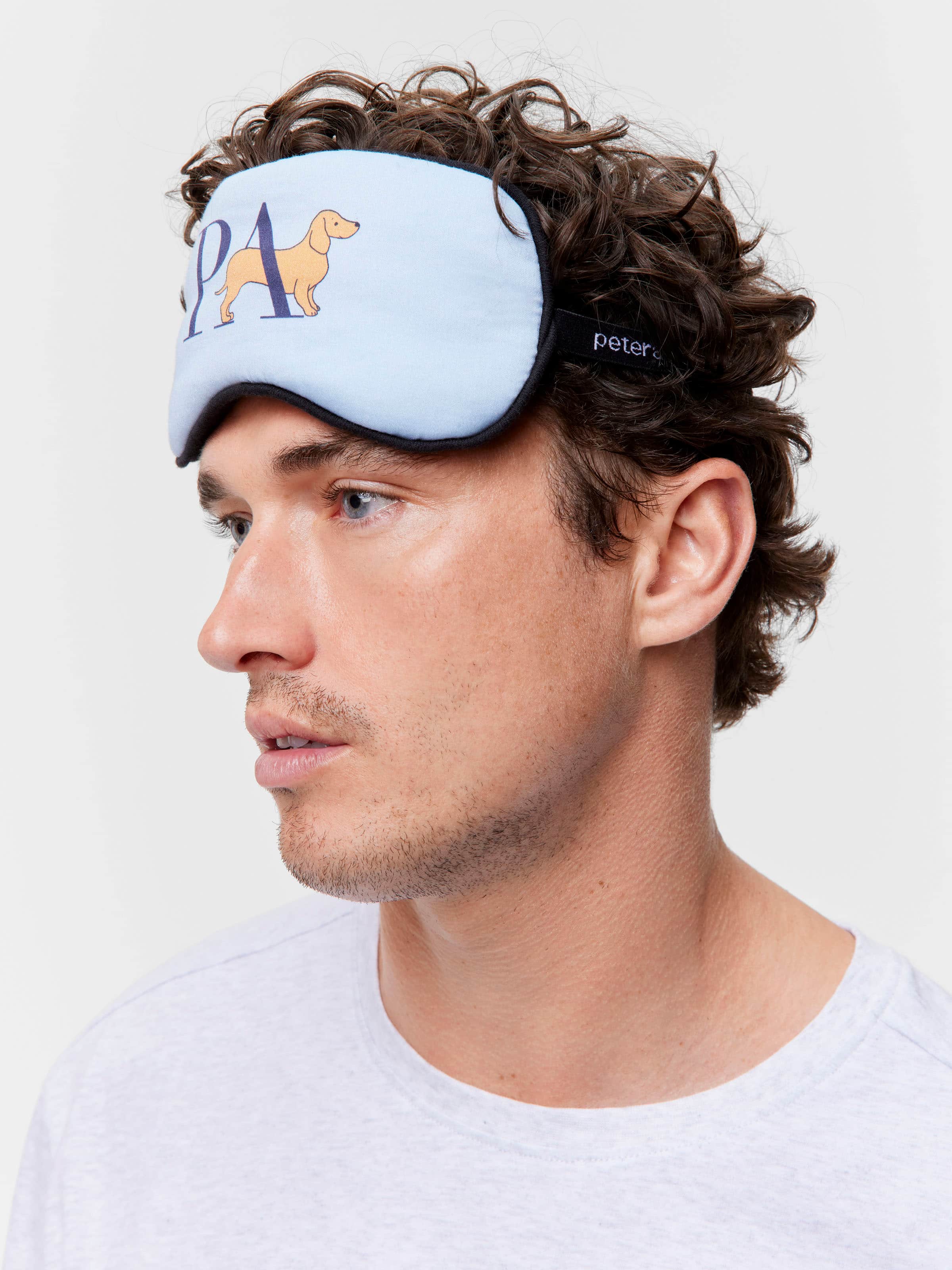 Blue Penny Logo Eye Mask