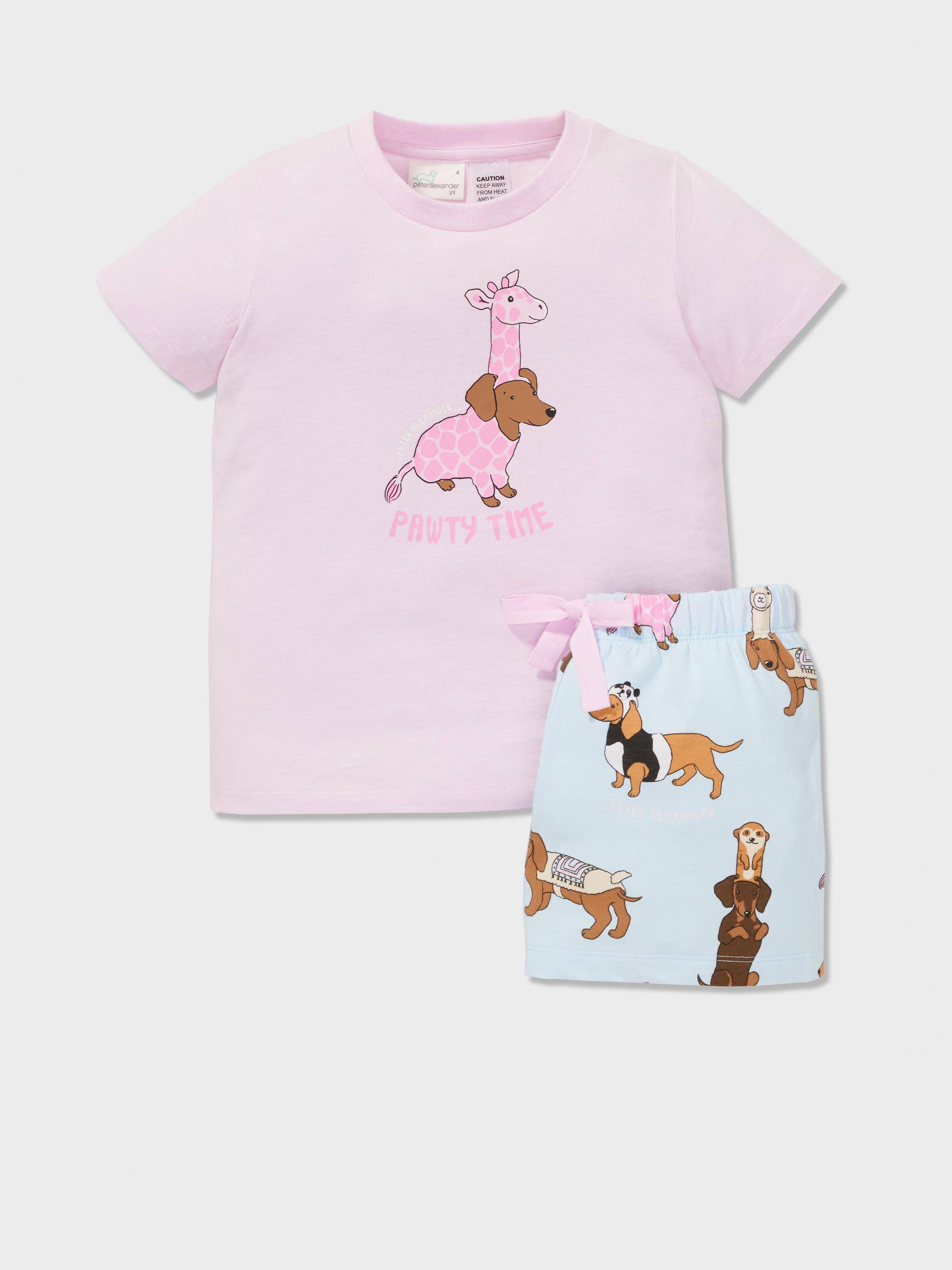 Jnr Girls Dress Up Penny Short Pj Set