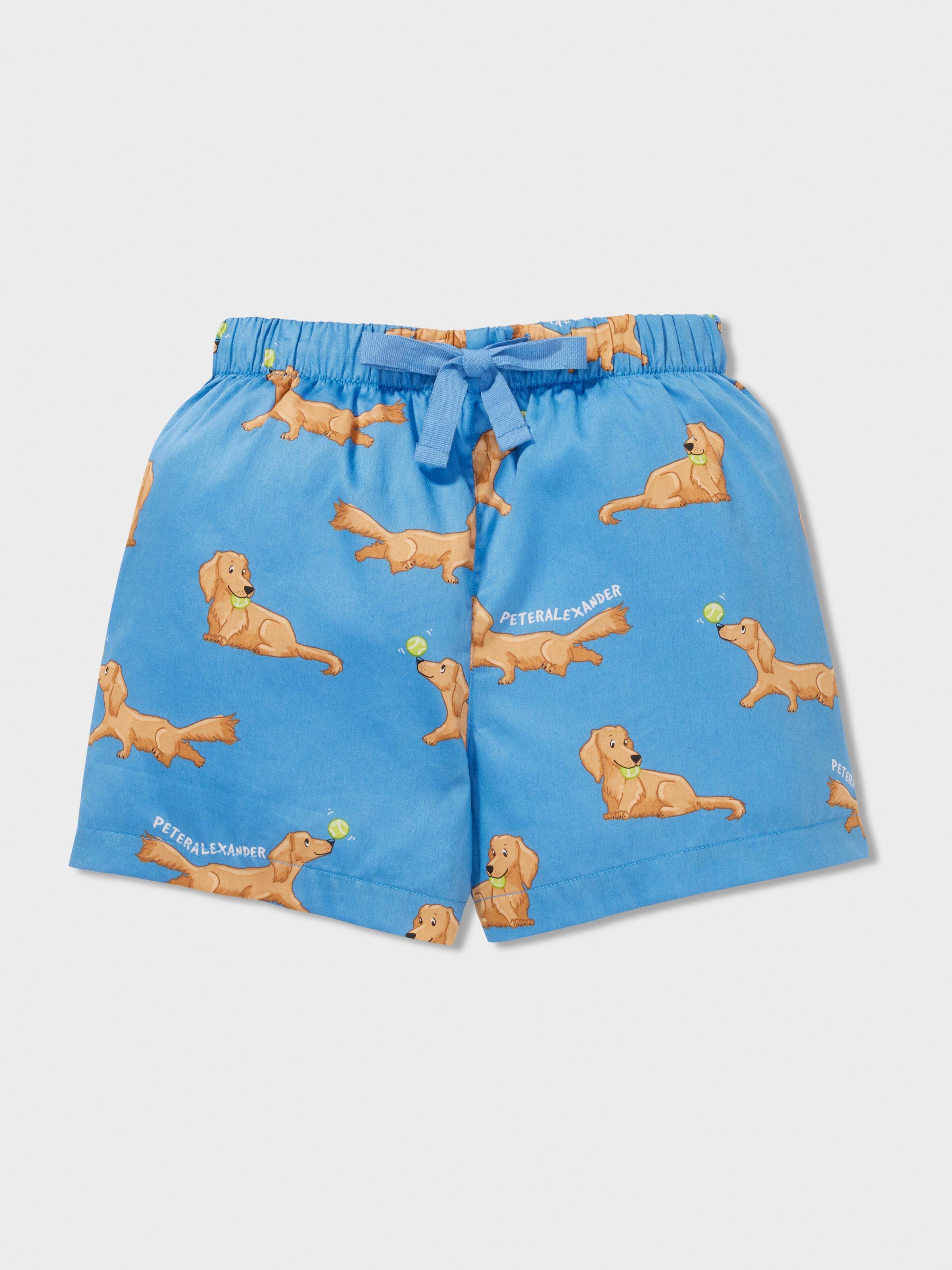 Boys Blue Penny Short Pj Set