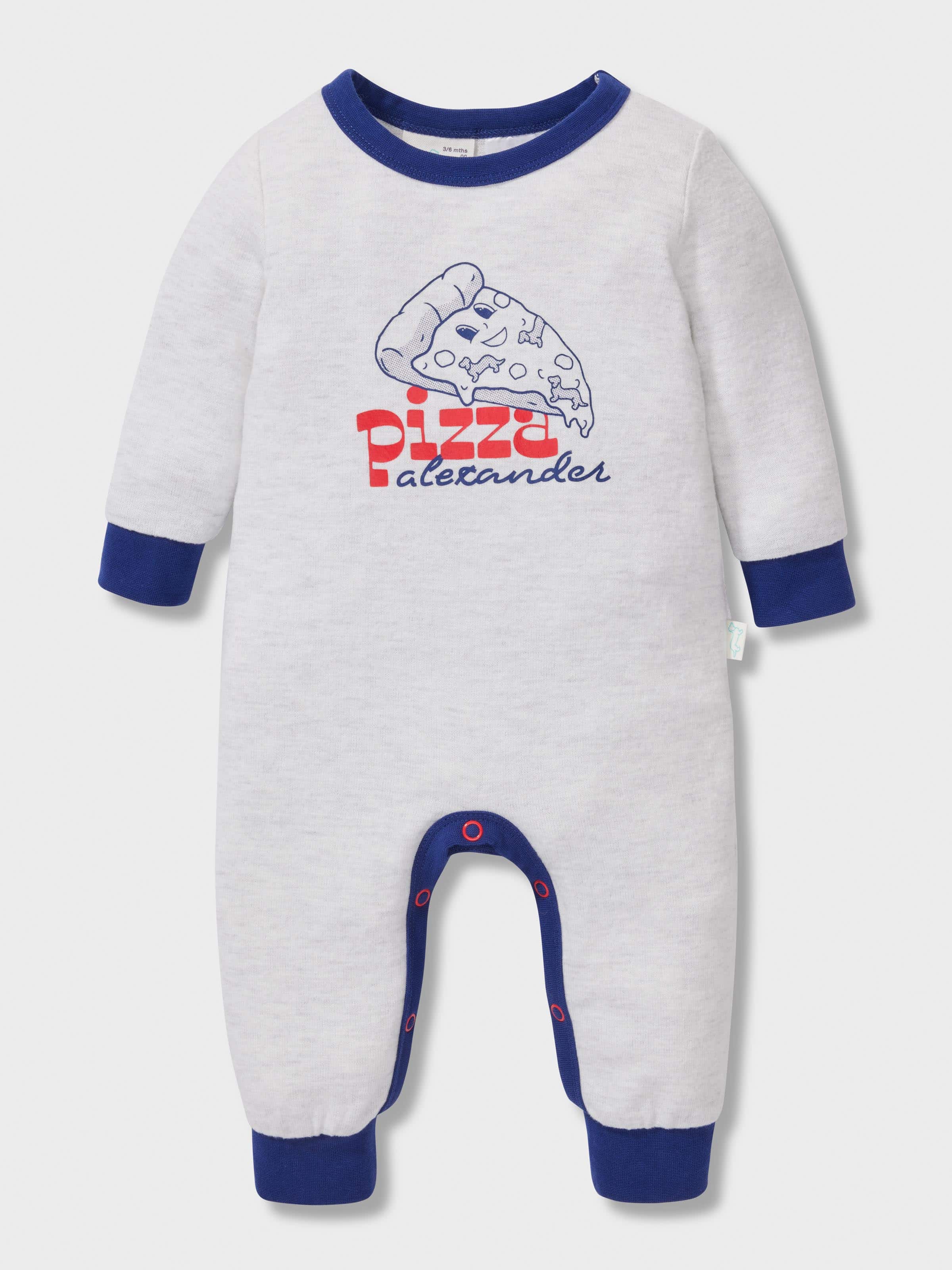Baby Pizza Fuzzy Onesie