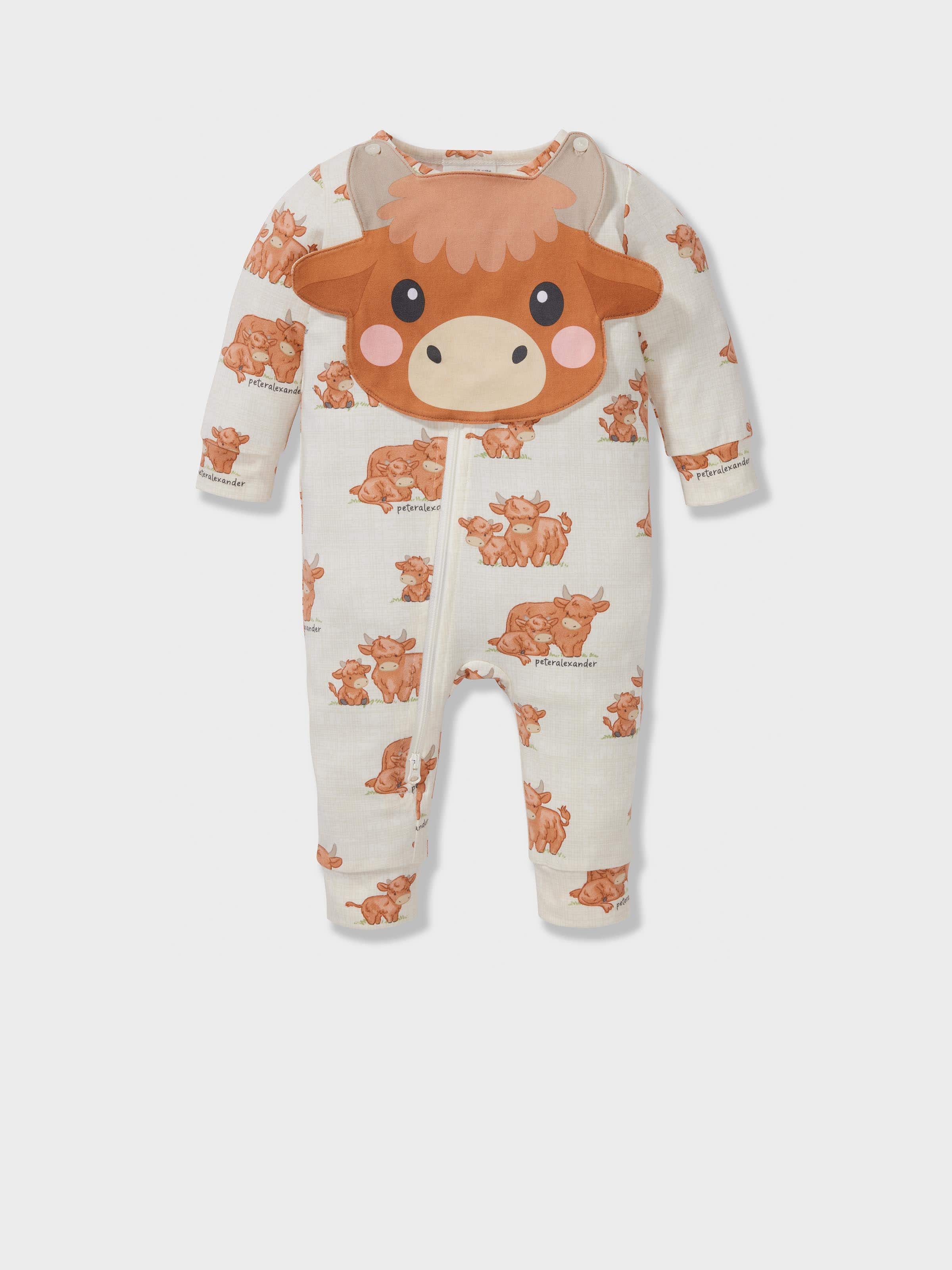 Baby Organics Cow Bib Onesie