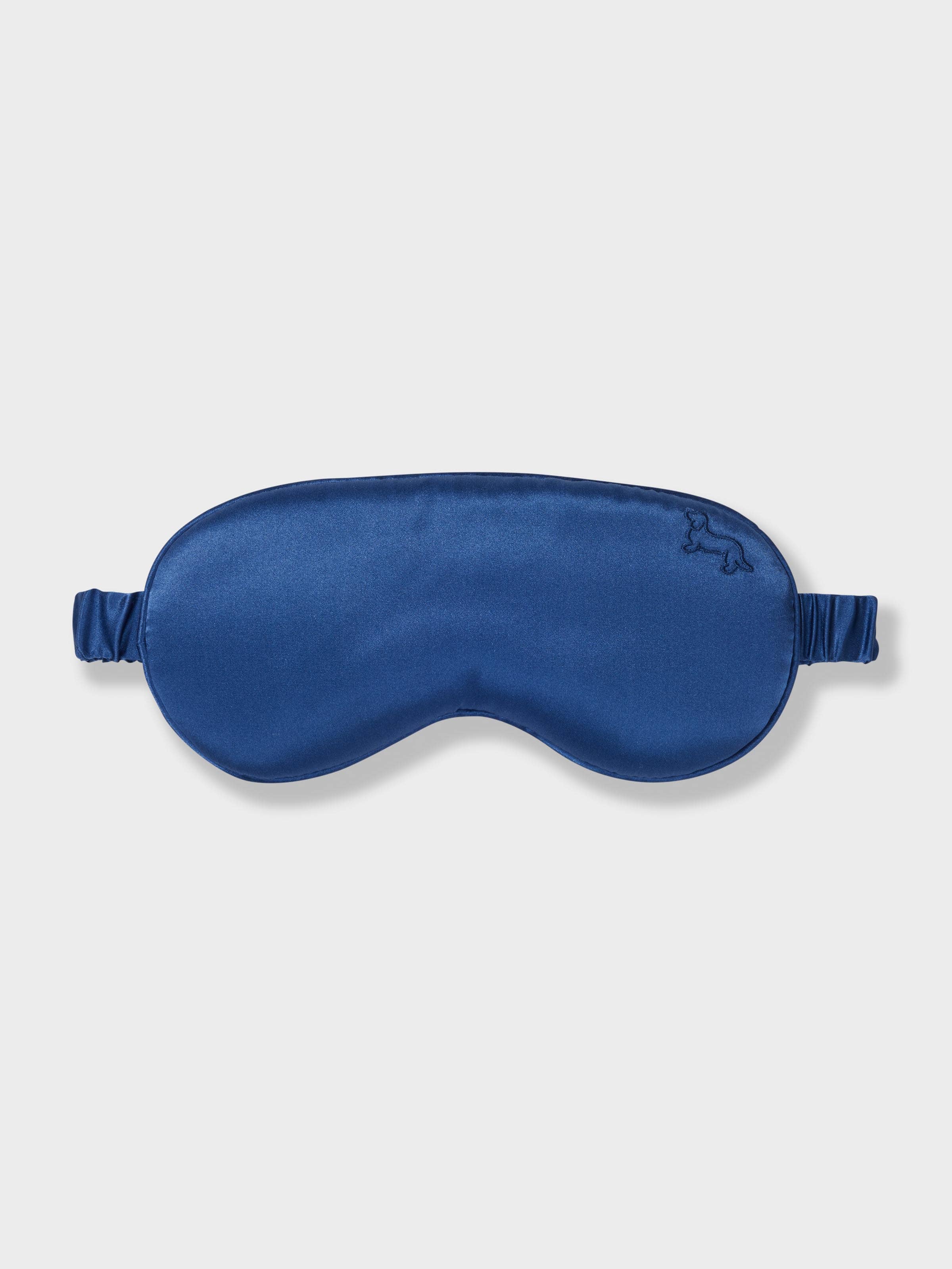 Blue Mulberry Silk Eyemask