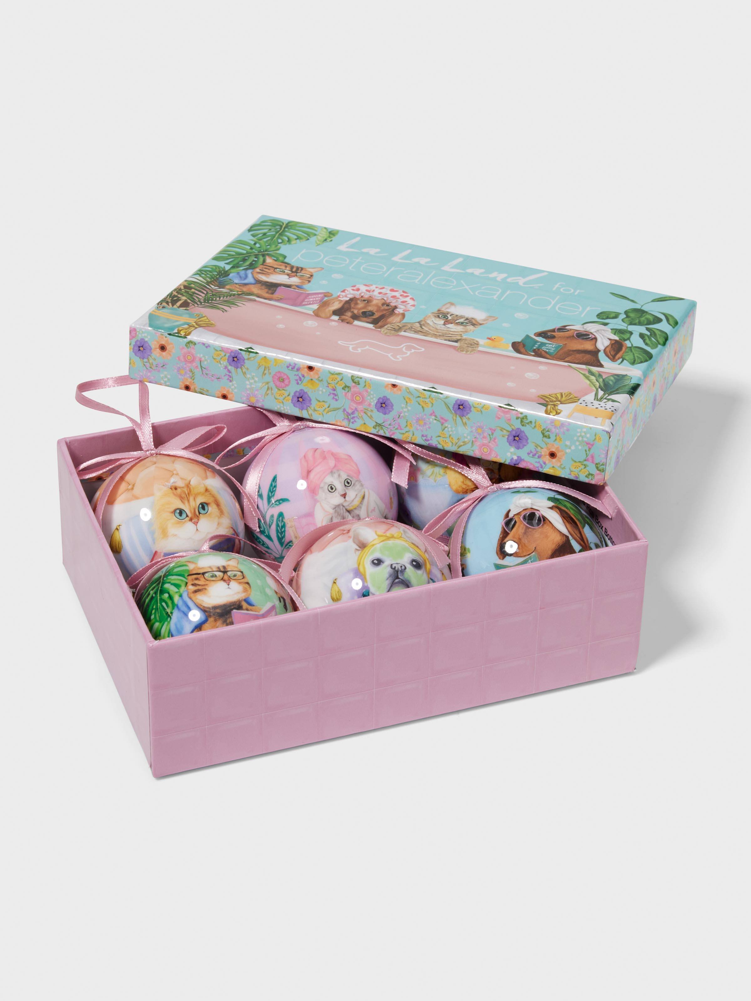 Cats & Dogs Christmas Bauble Set By La La Land
