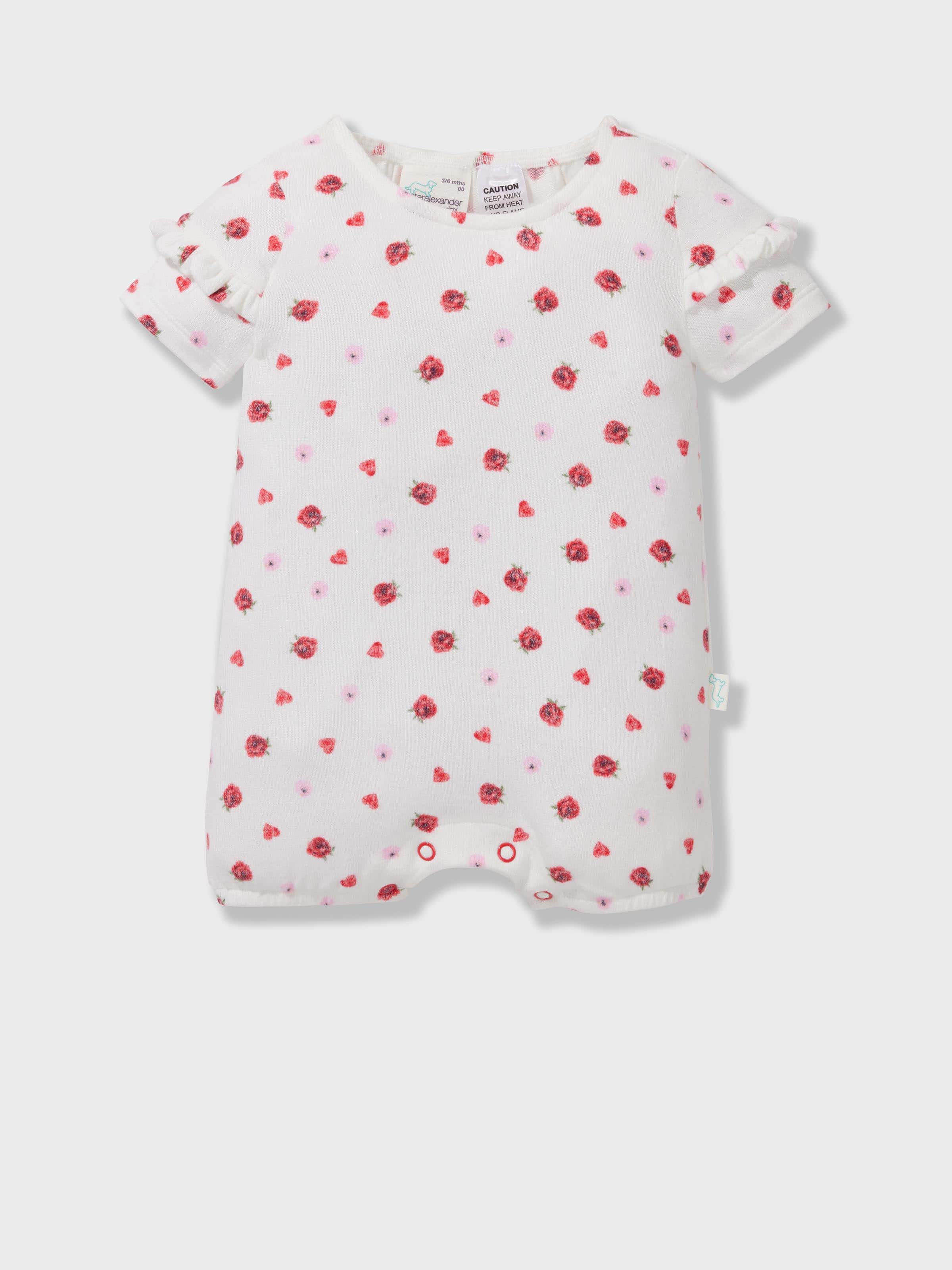 Baby Girls Ditsy Floral Romper