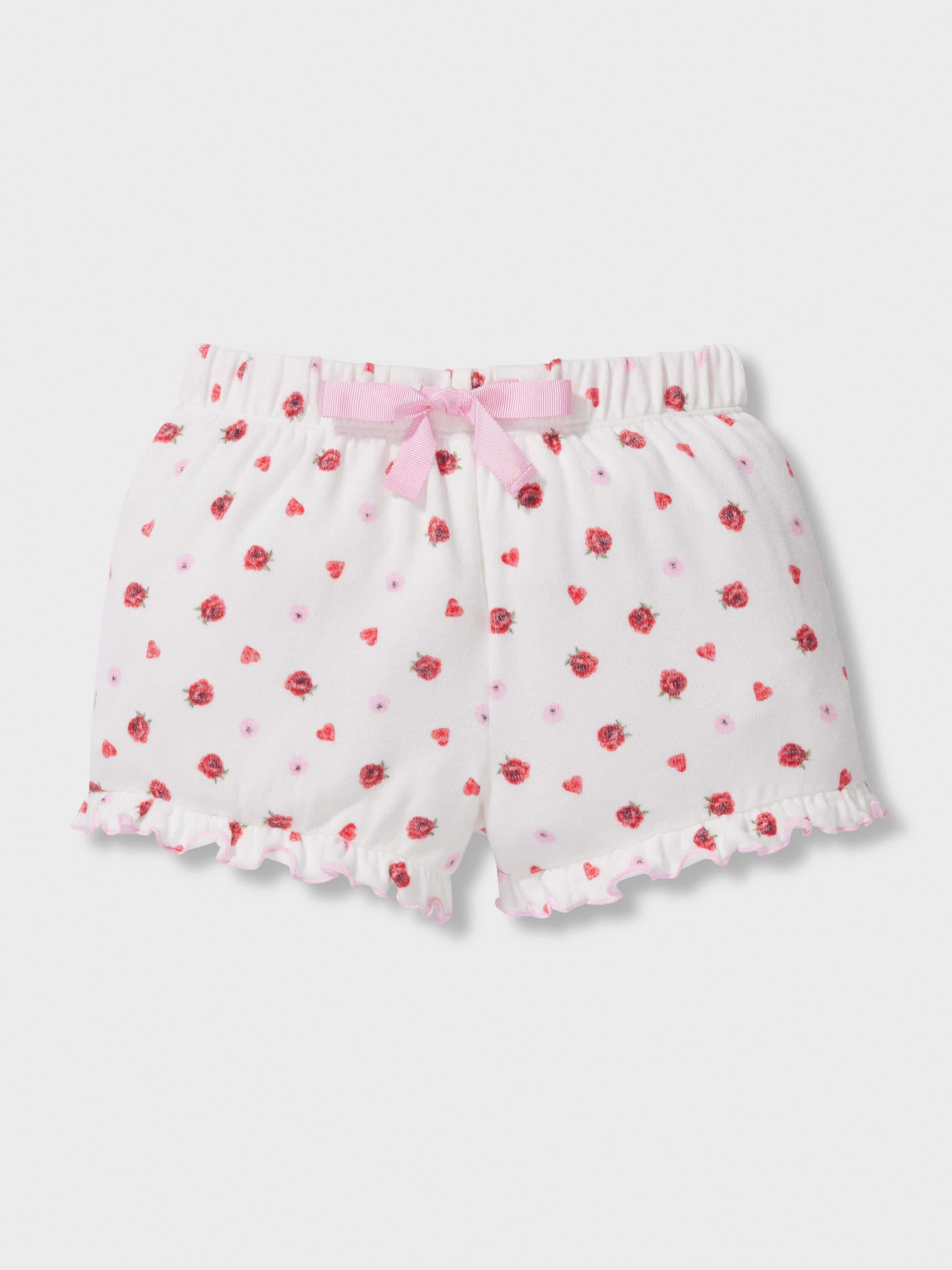 Jnr Girls Ditsy Floral Short Pj Set