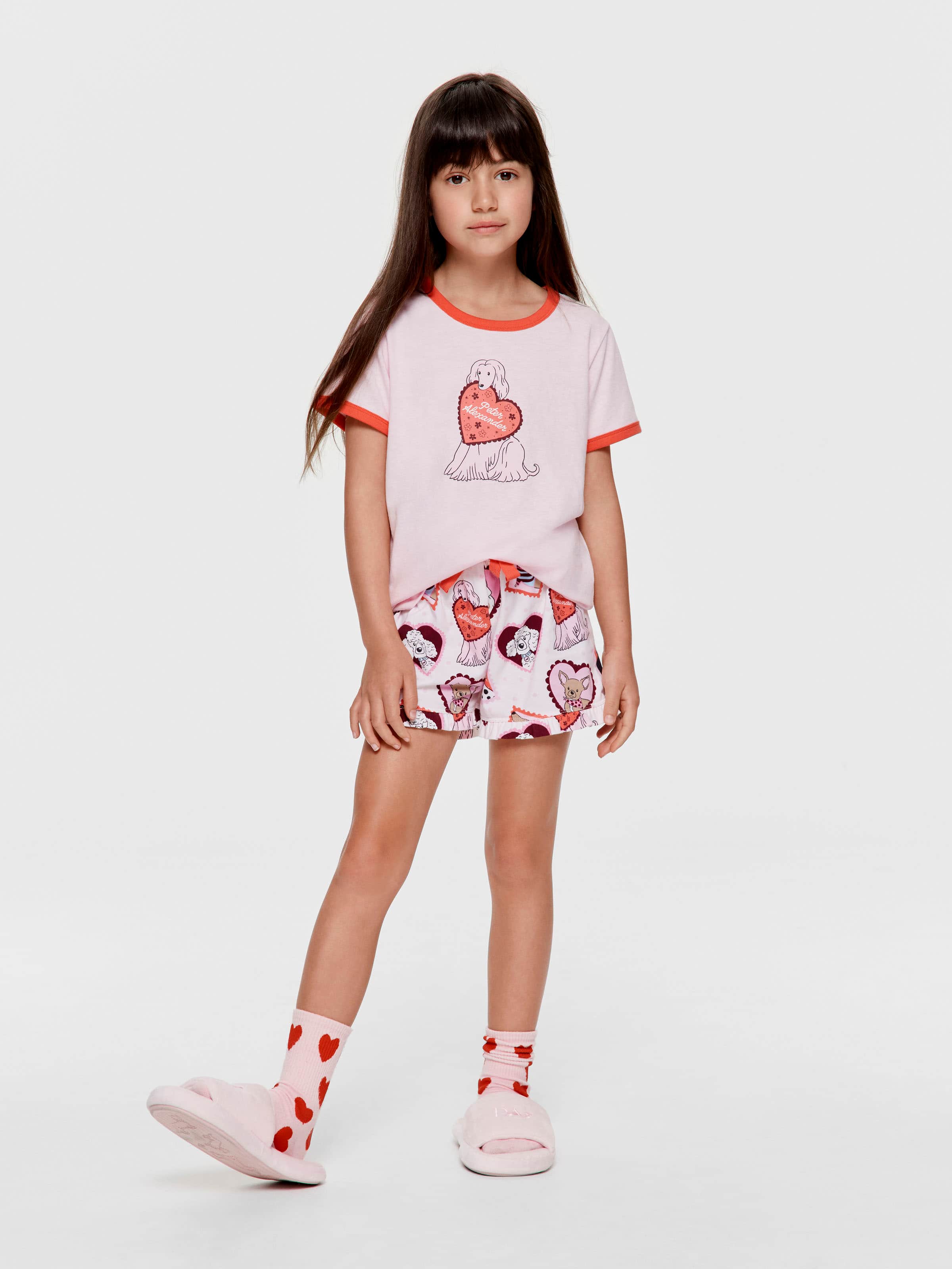 Jnr Girls Hounds Short Pj Set