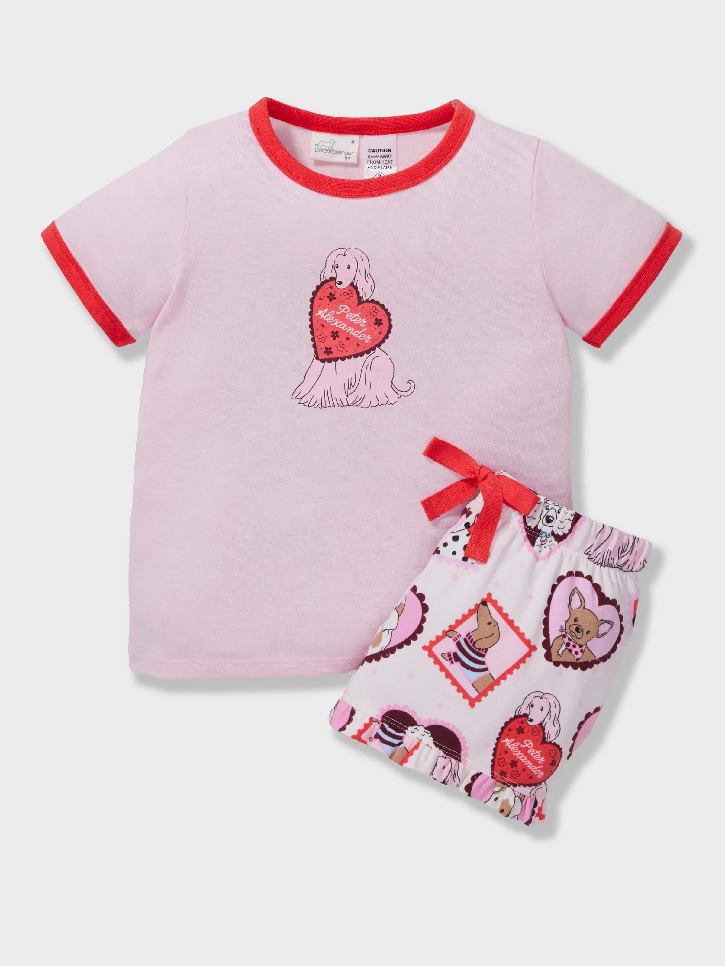 Girls Hounds Short Pj Set