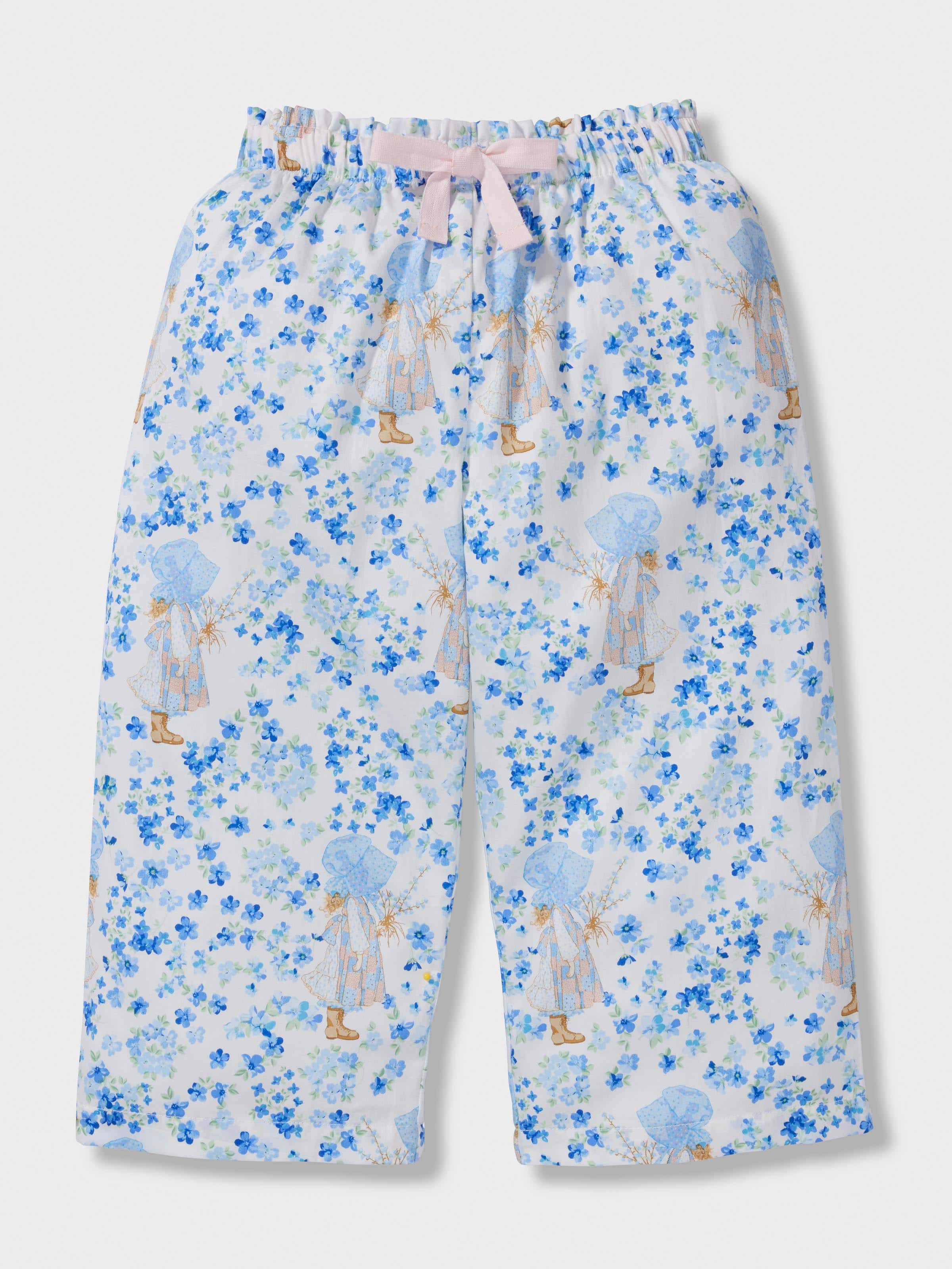 Jnr Girls Holly Hobbie 100% Cotton Long Pj Set