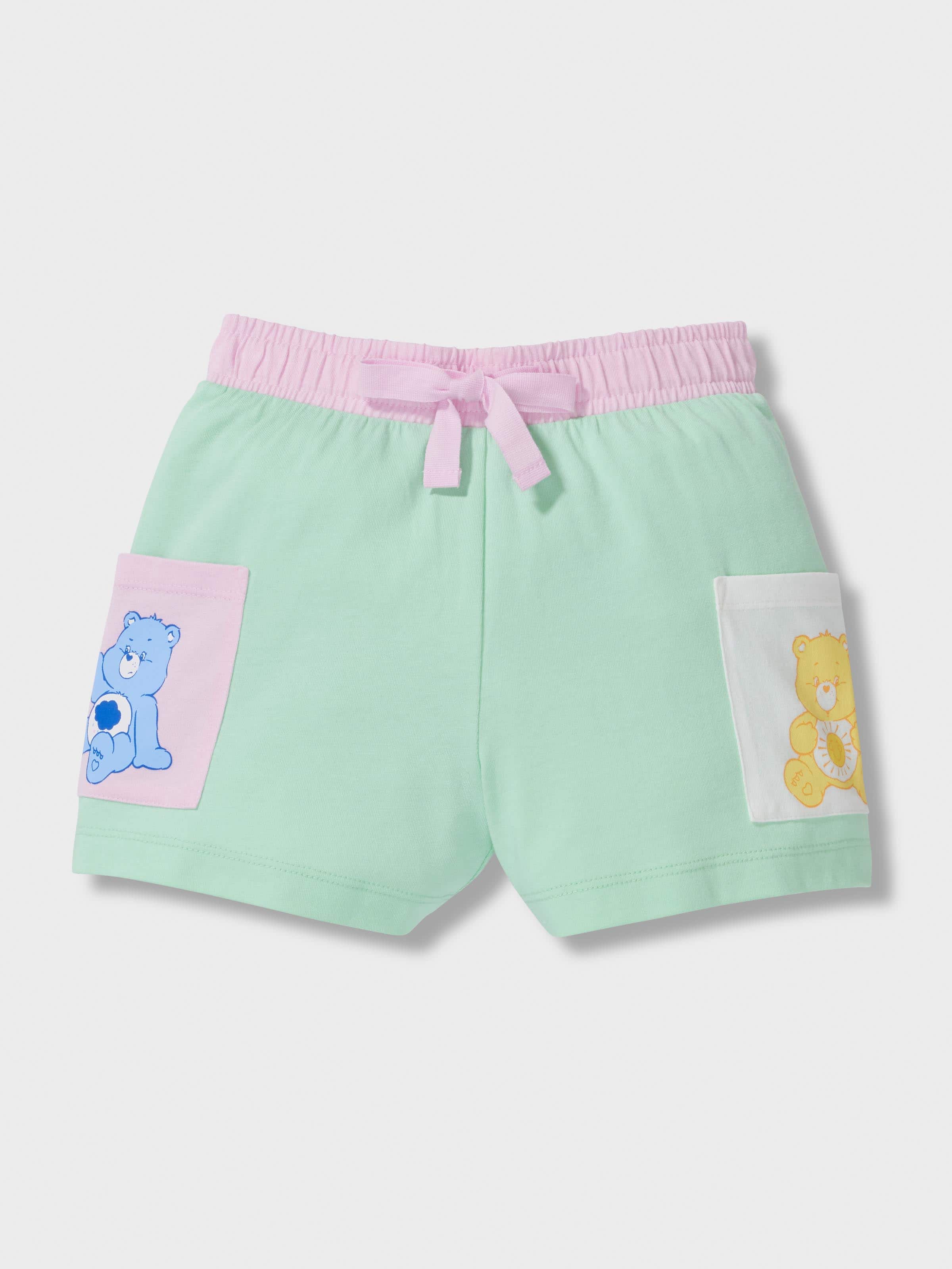 Girls Care Bears Short Pj Set