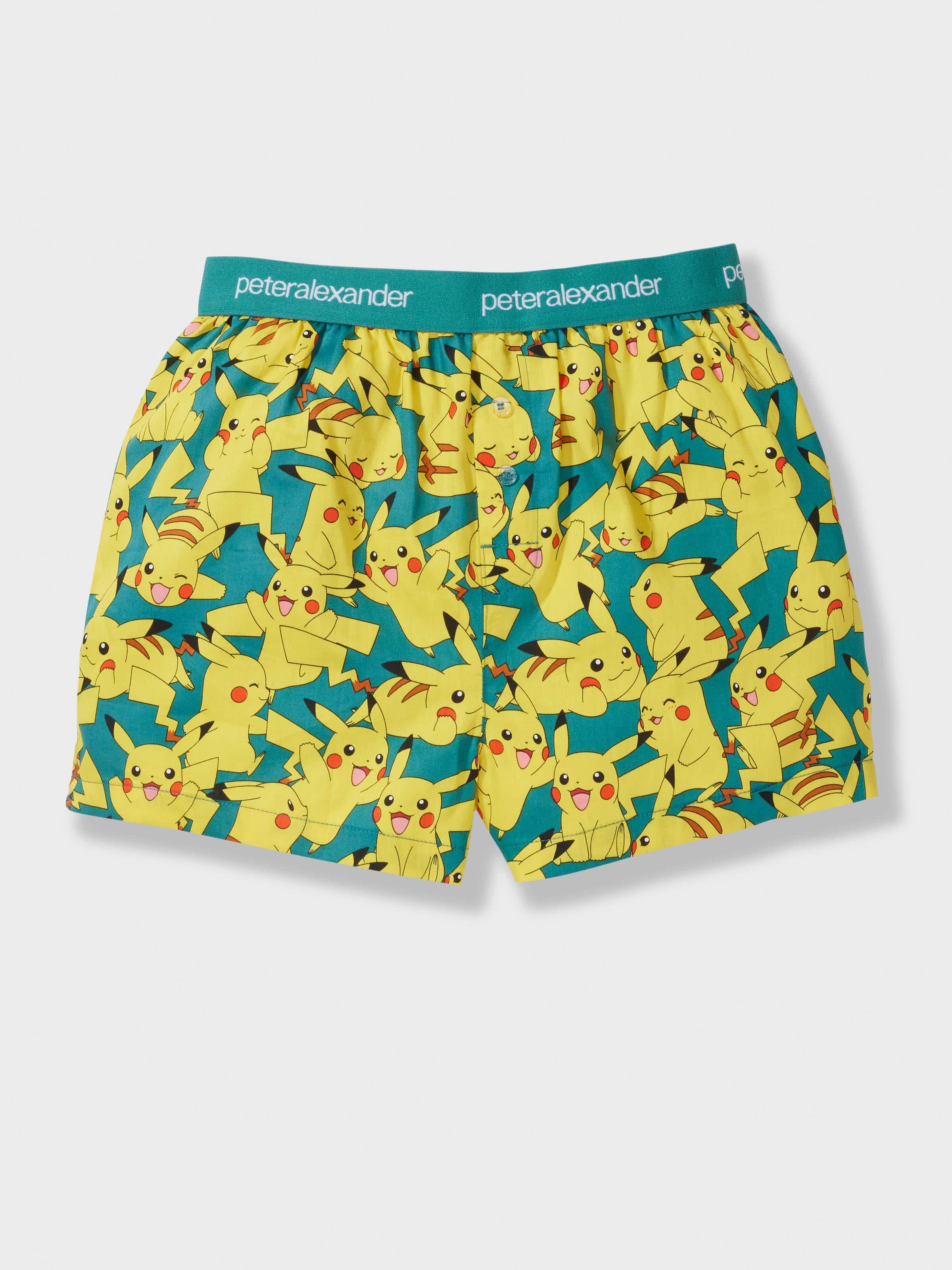 Boys Pikachu 100% Cotton Boxer Short